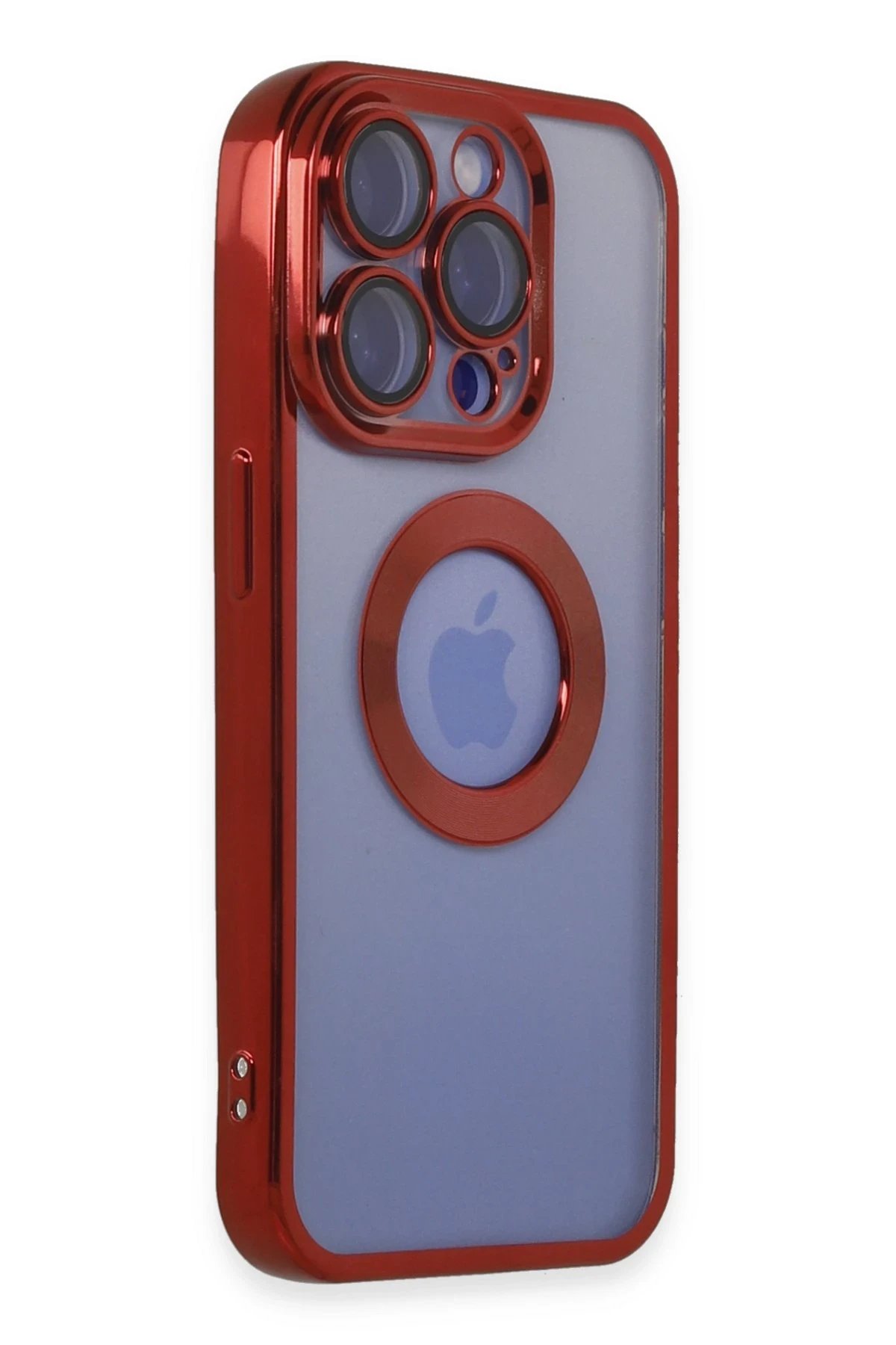 Newface iPhone 15 Pro Max Kılıf Slot Silikon - Kırmızı