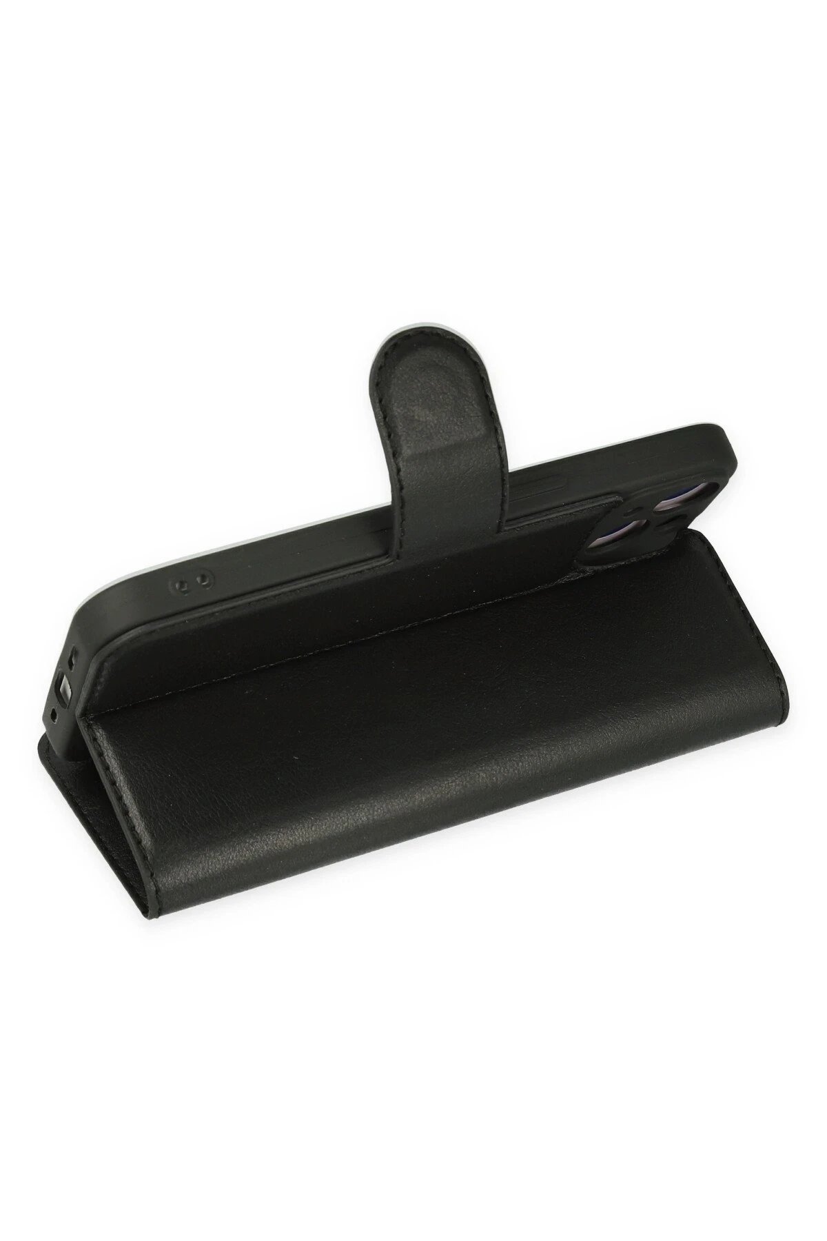 Newface iPhone 14 Plus Kılıf Trend S Plus Kapaklı Kılıf - Siyah