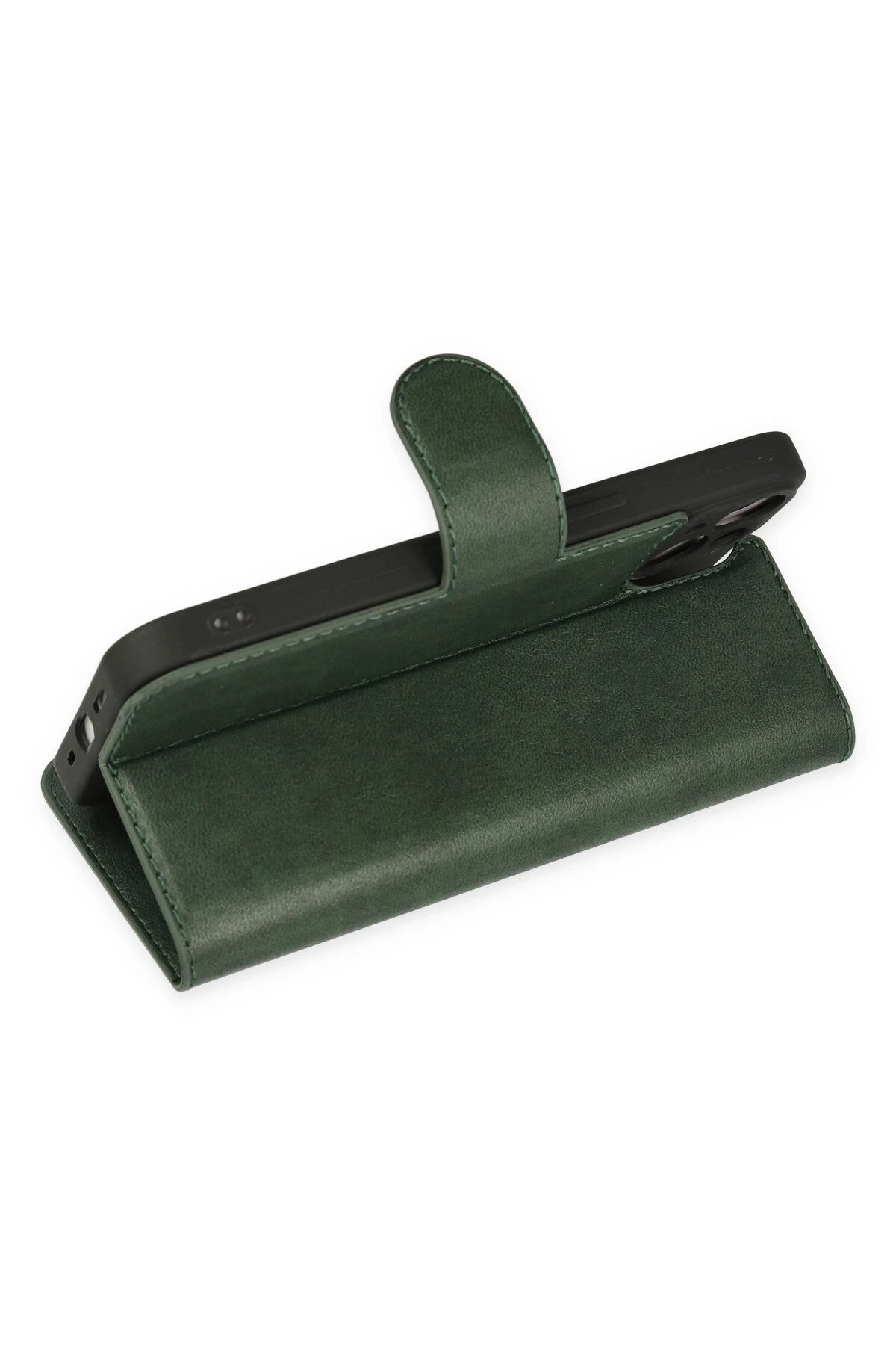 Newface iPhone 14 Plus Kılıf Trend S Plus Kapaklı Kılıf - Yeşil