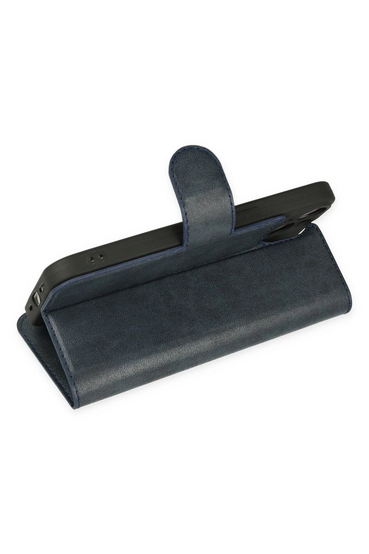 Newface iPhone 14 Plus Kılıf Trend S Plus Kapaklı Kılıf - Lacivert