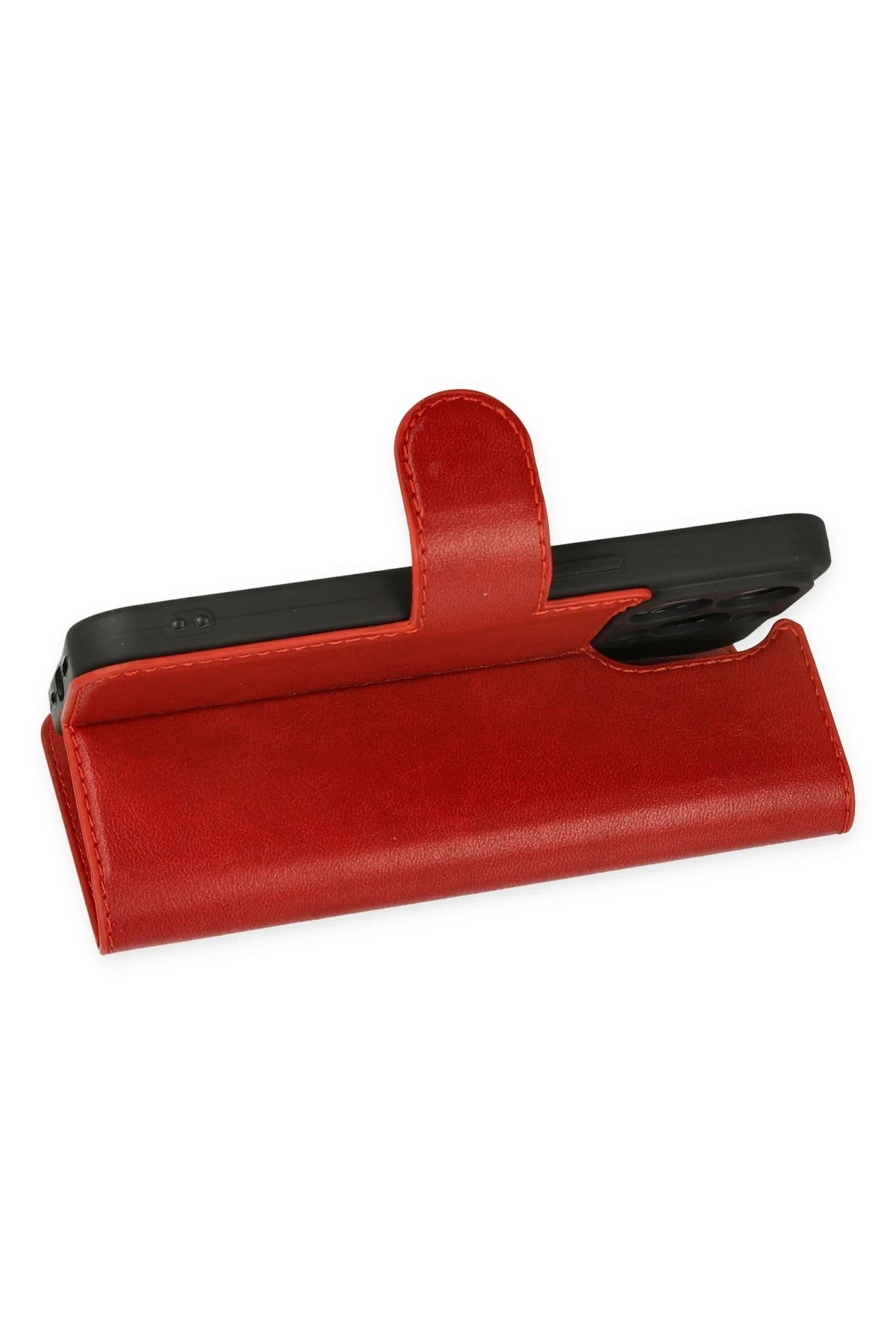 Newface iPhone 14 Pro Max Kılıf Trend S Plus Kapaklı Kılıf - Kırmızı