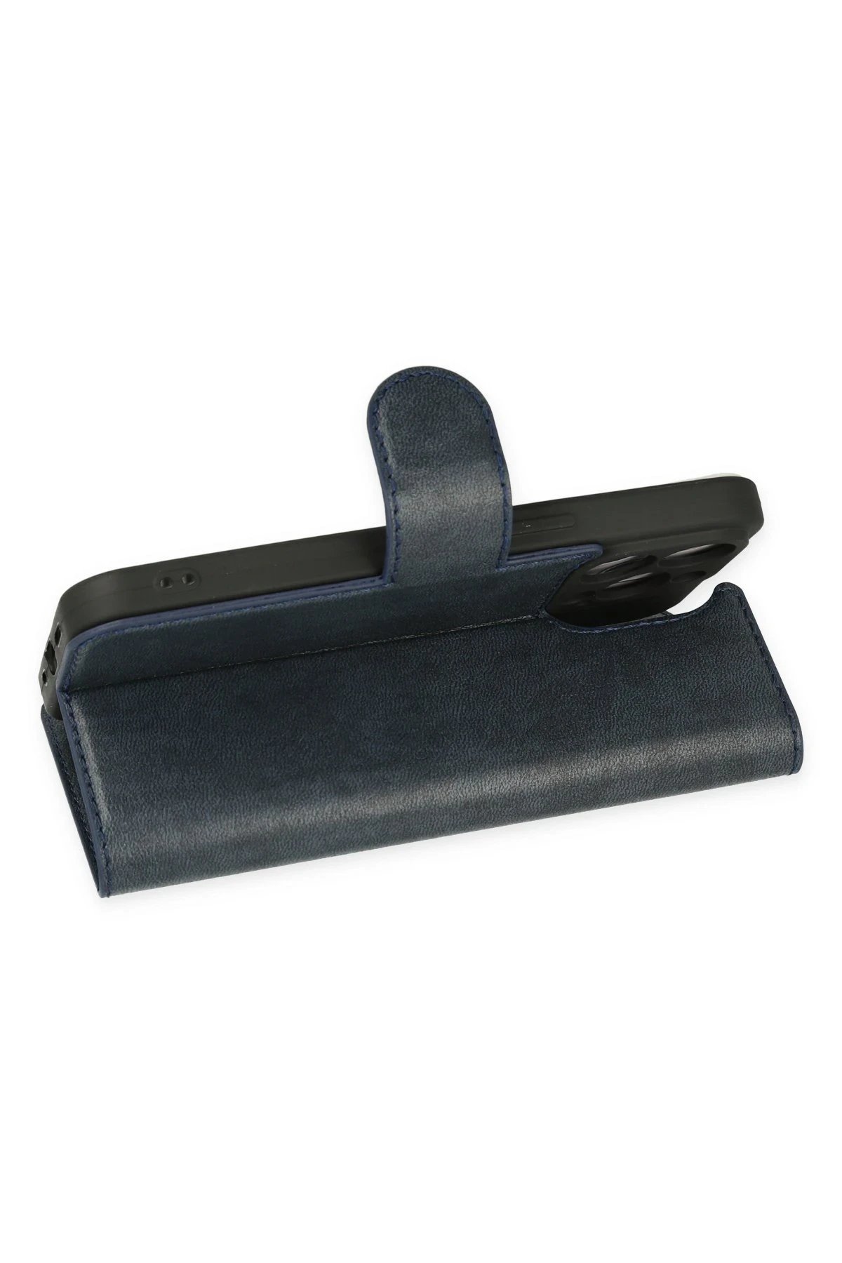 Newface iPhone 14 Pro Max Kılıf Trend S Plus Kapaklı Kılıf - Lacivert