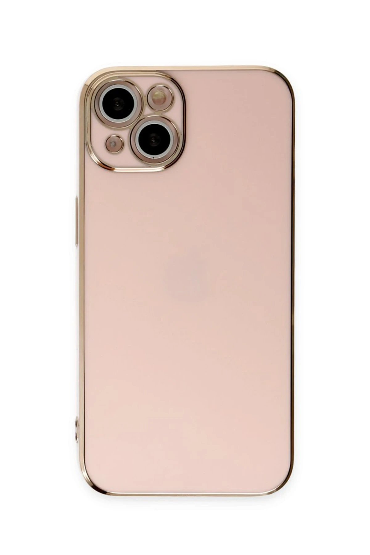 Newface iPhone 15 Kılıf Volet Silikon - Pembe