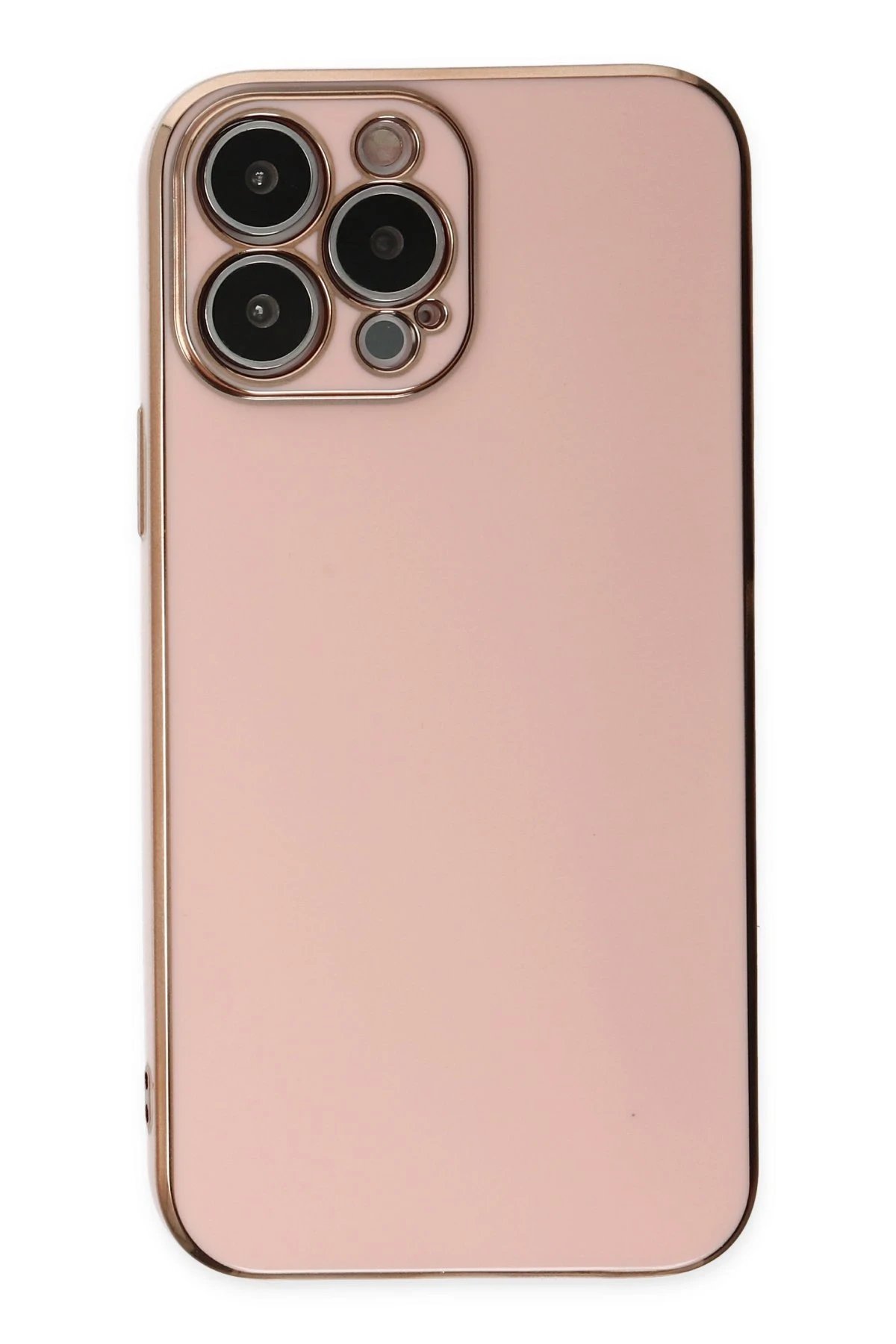 Newface iPhone 15 Pro Max Kılıf Volet Silikon - Pembe
