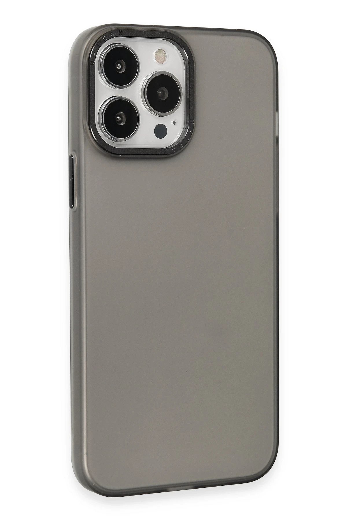 Newface iPhone 15 Pro Kılıf Modos Metal Kapak - Siyah