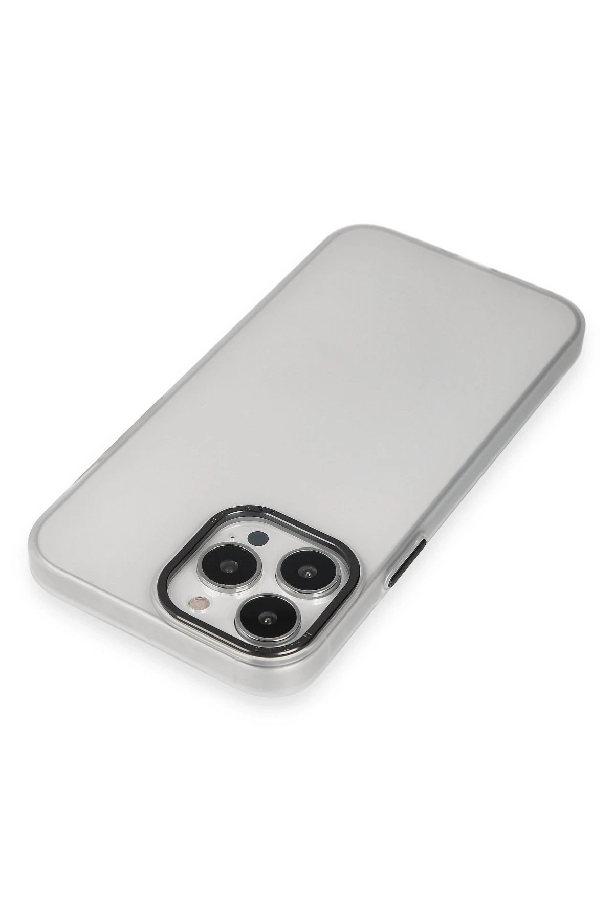 Newface iPhone 15 Pro Max Kılıf Modos Metal Kapak - Şeffaf