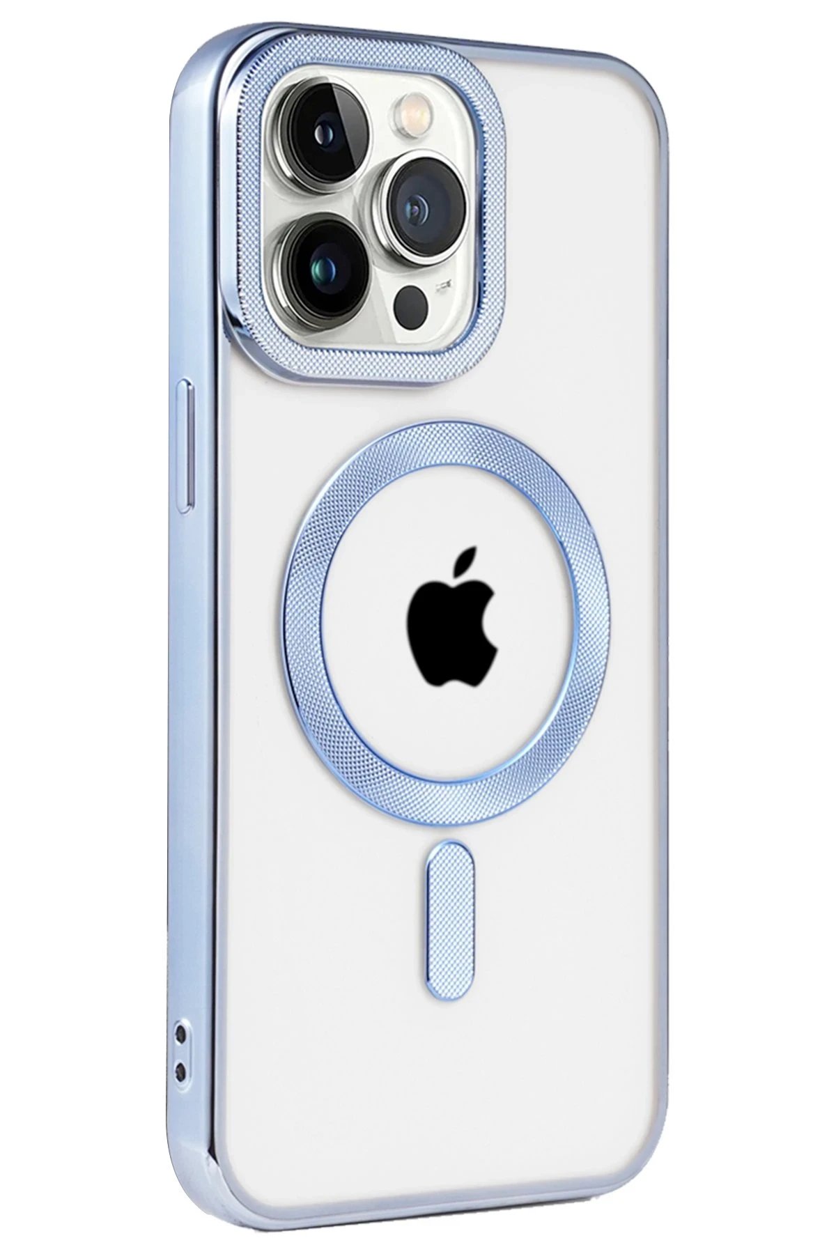 Newface iPhone 14 Pro Kılıf Kronos Magsafe Kapak - Sierra Blue