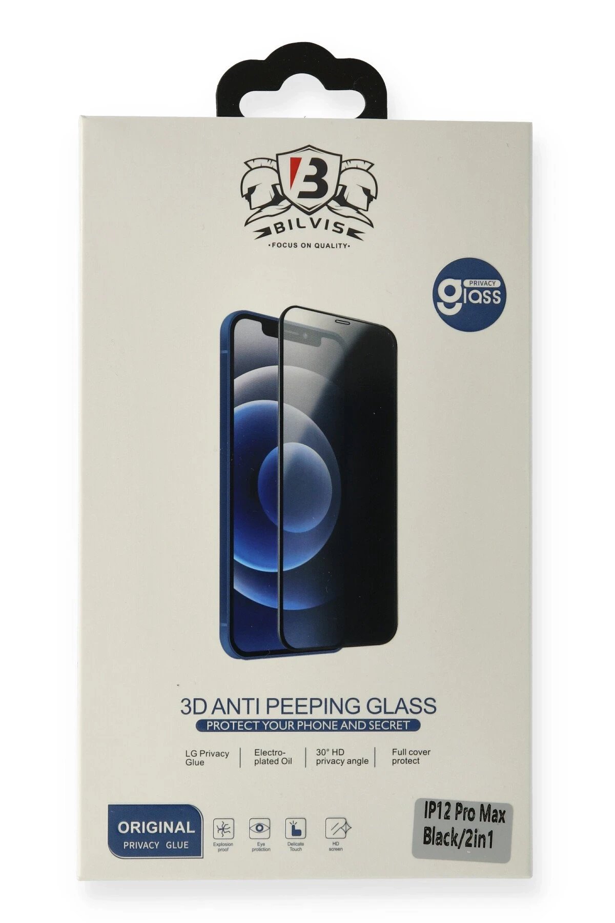 Newface iPhone 15 Pro Bilvis Hayalet Cam Ekran Koruyucu