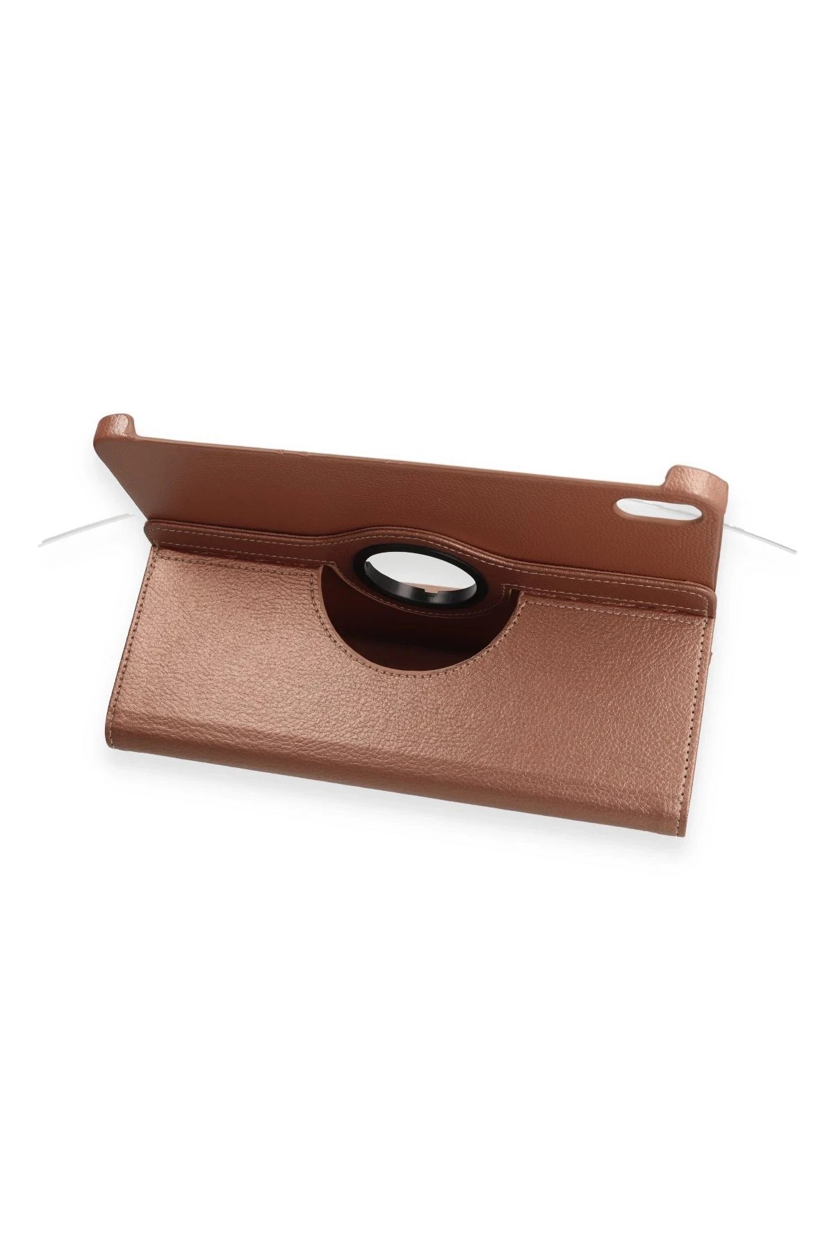 Newface iPad 2022 10.9 (10.nesil) Kılıf 360 Tablet Deri Kılıf - Rose Gold