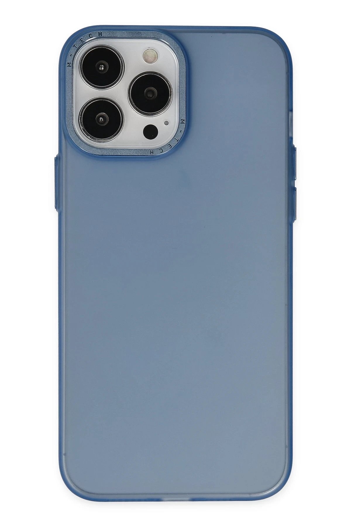 Newface iPhone 14 Pro Kılıf Modos Metal Kapak - Lacivert