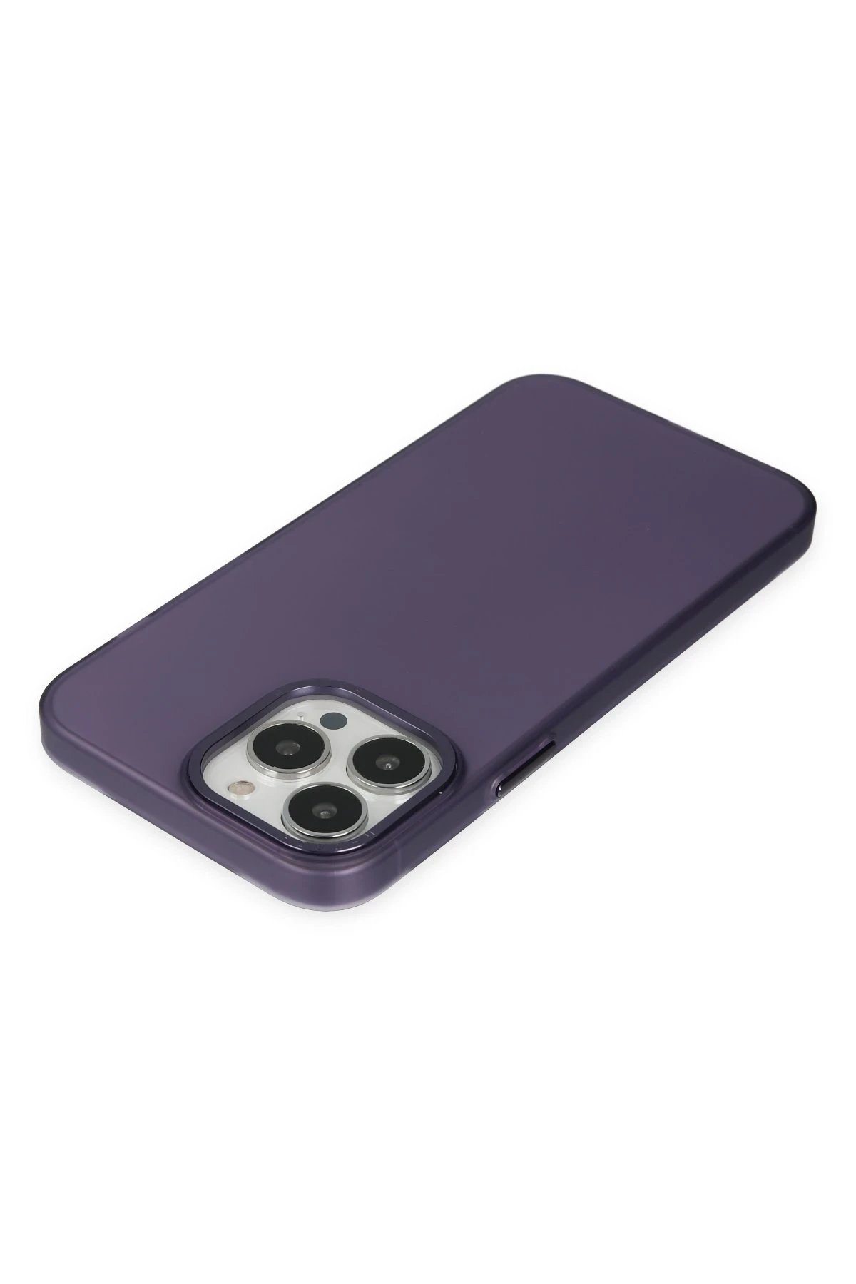 Newface iPhone 14 Pro Max Kılıf Modos Metal Kapak - Mor