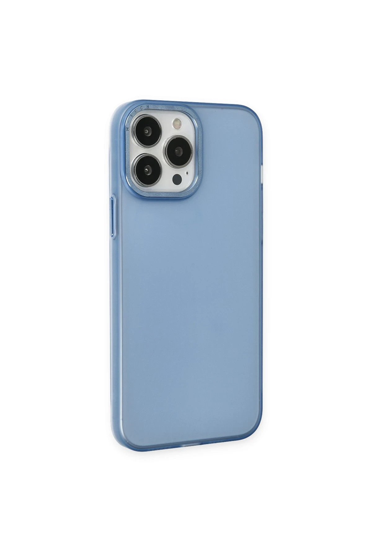 Newface iPhone 14 Pro Max Kılıf Modos Metal Kapak - Mavi