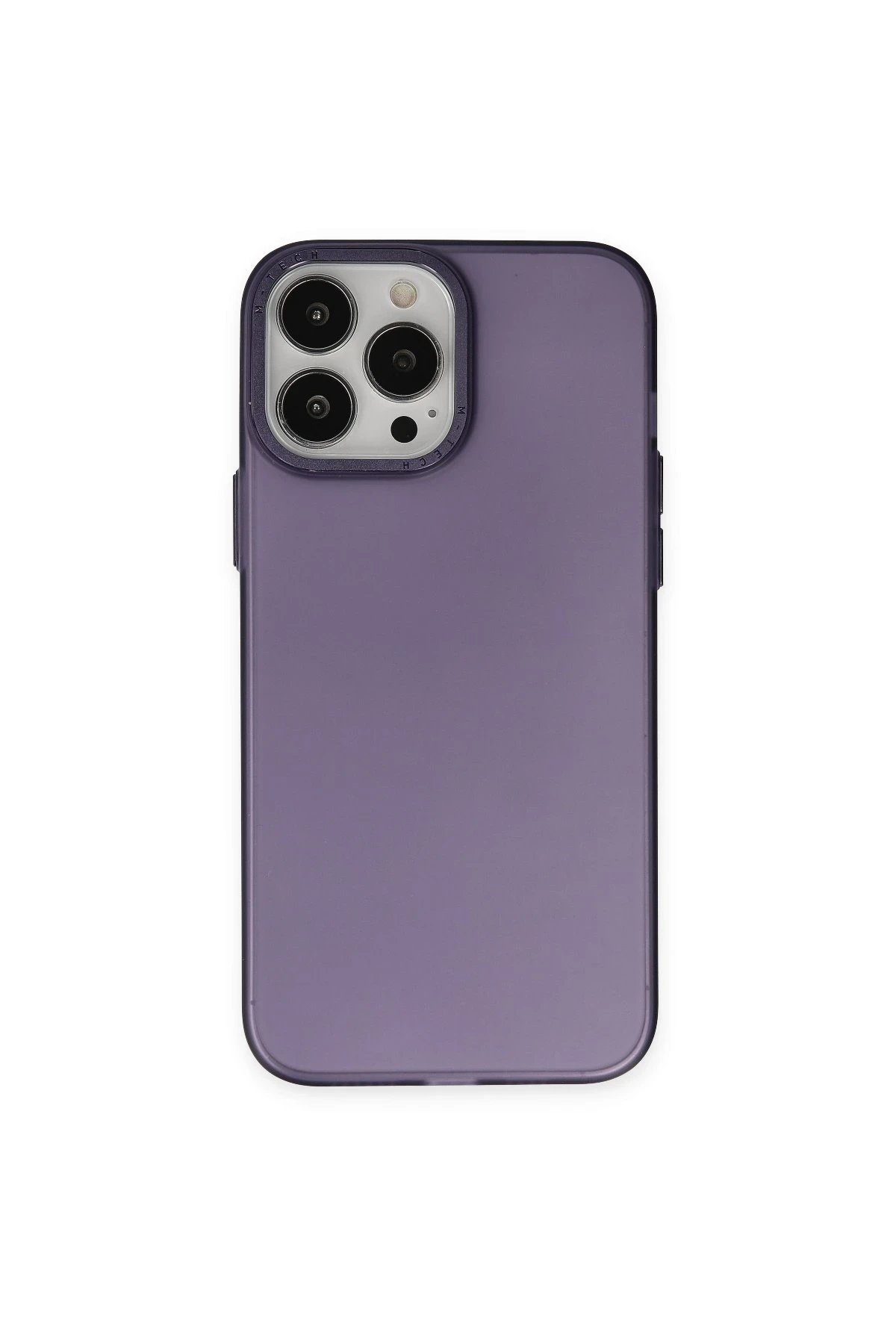 Newface iPhone 14 Pro Max Kılıf Modos Metal Kapak - Derin Mor