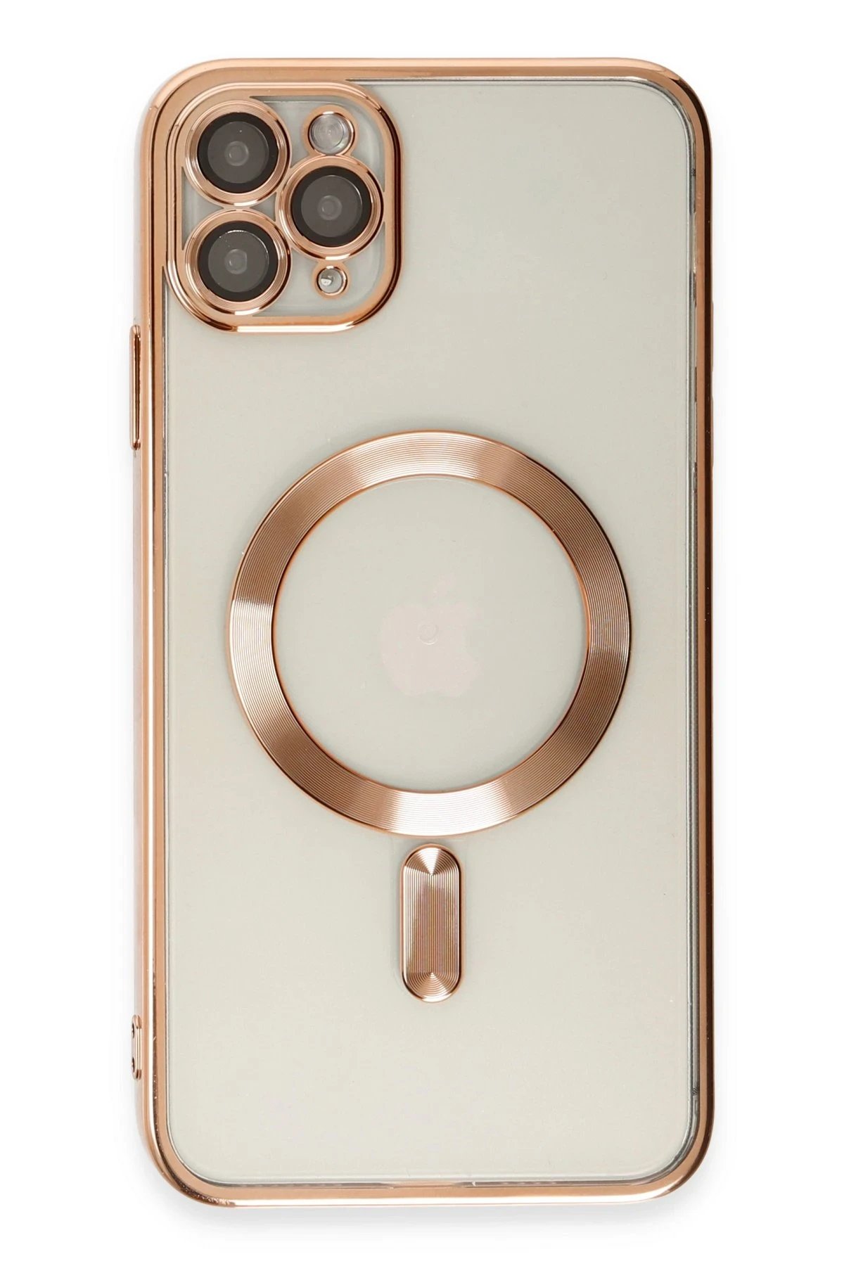 Newface iPhone 11 Pro Kılıf Kross Magneticsafe Kapak - Rose