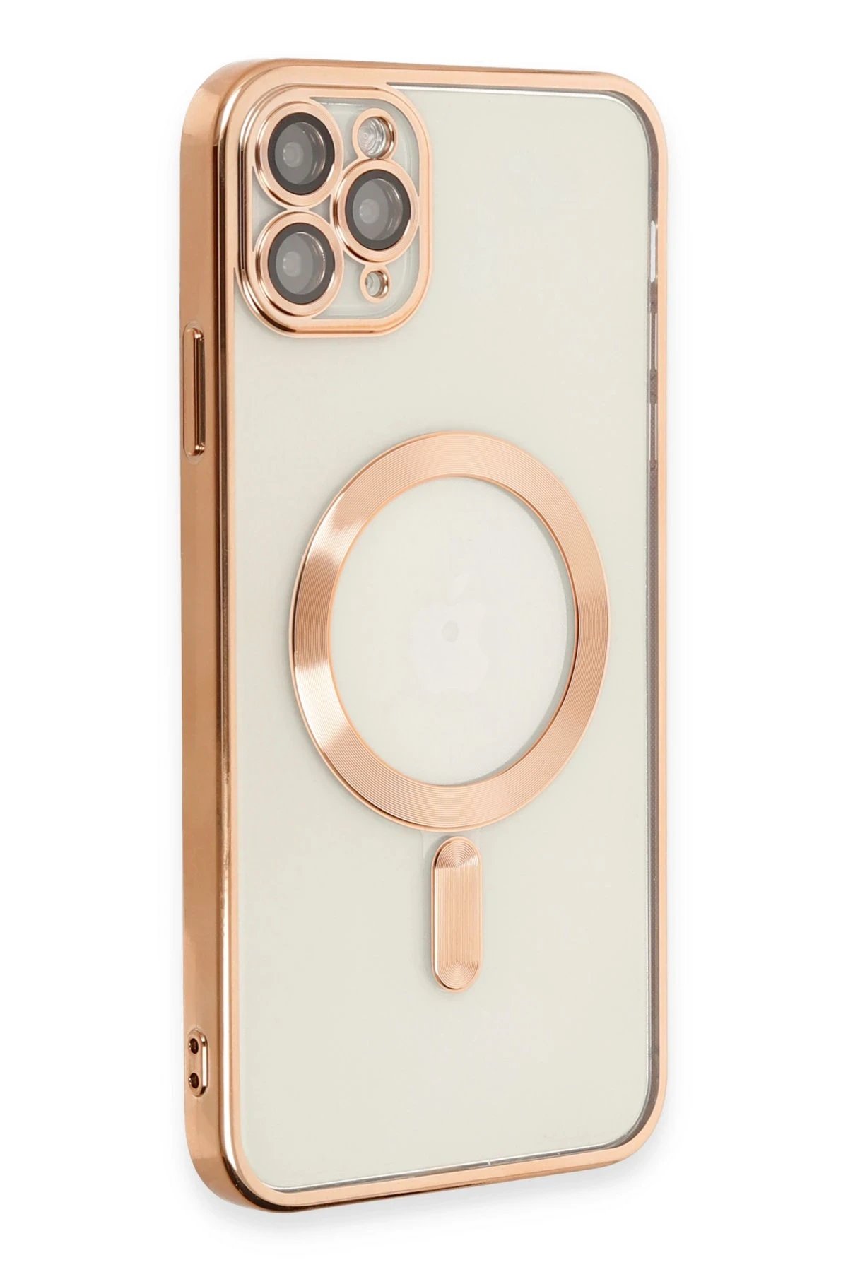 Newface iPhone 11 Pro Kılıf Kross Magneticsafe Kapak - Rose