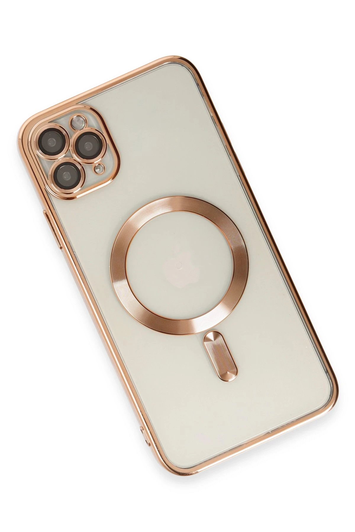 Newface iPhone 11 Pro Kılıf Kross Magneticsafe Kapak - Rose