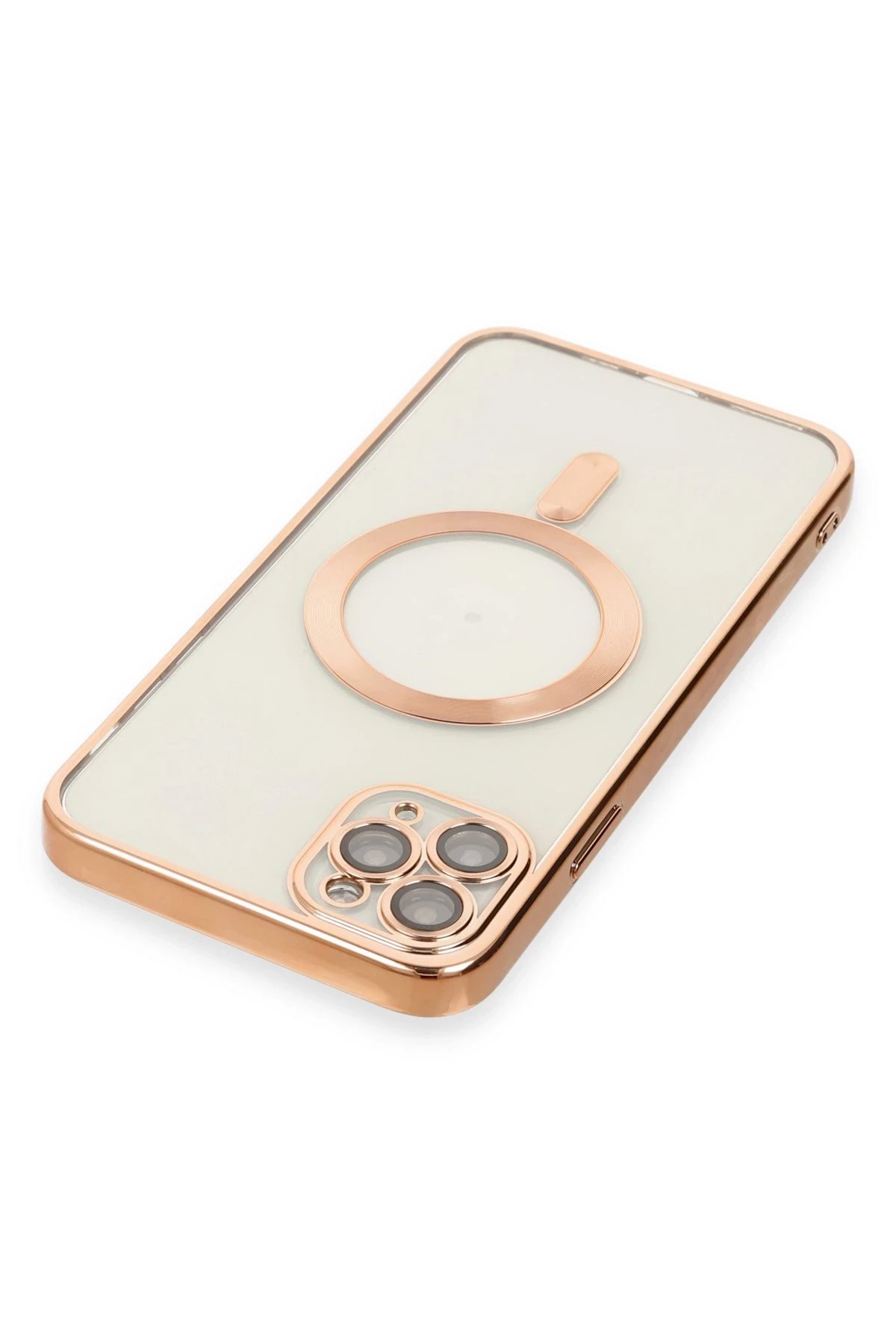 Newface iPhone 11 Pro Kılıf Kross Magneticsafe Kapak - Rose