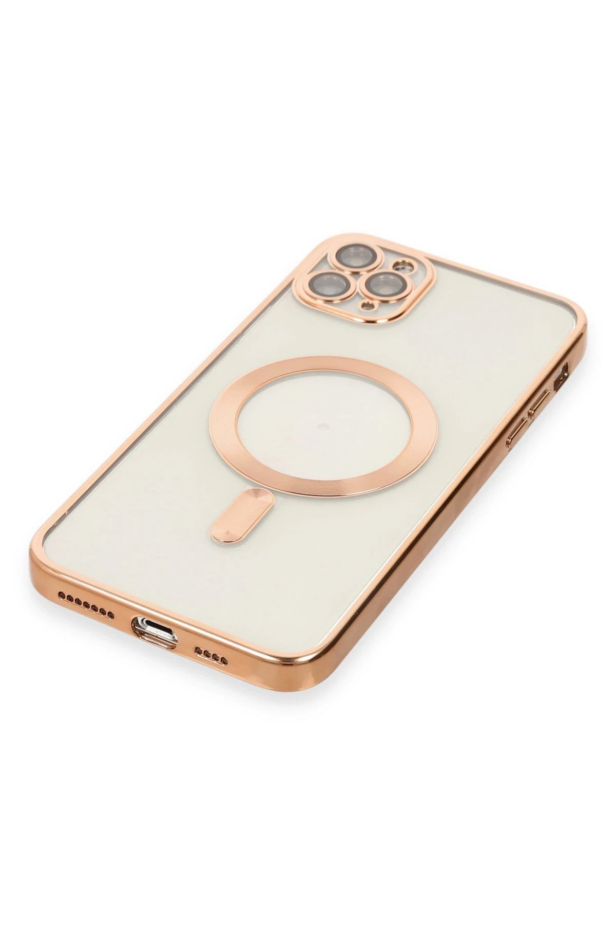 Newface iPhone 11 Pro Kılıf Kross Magneticsafe Kapak - Rose