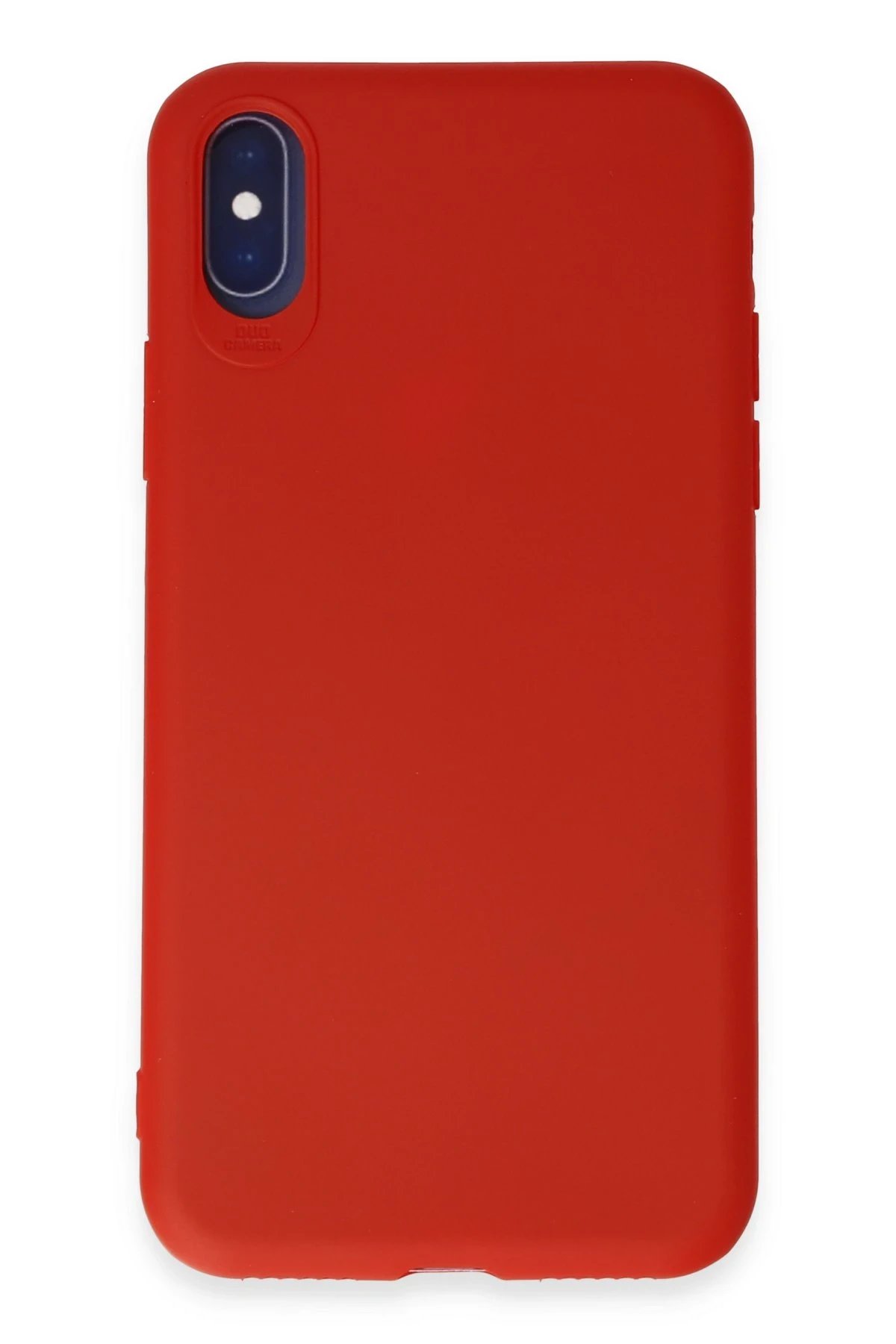 Newface iPhone X Kılıf First Silikon - Kırmızı