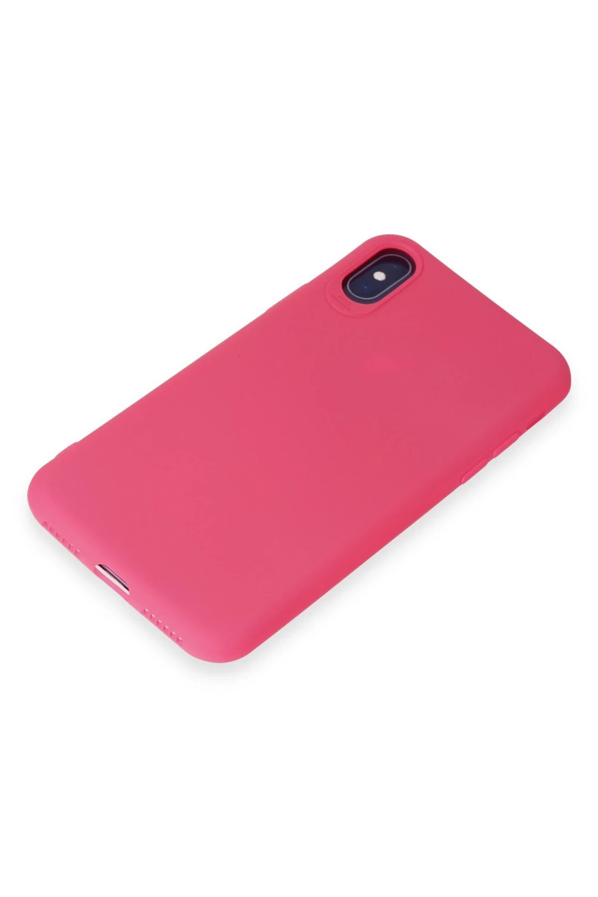 Newface iPhone X Kılıf First Silikon - Pembe