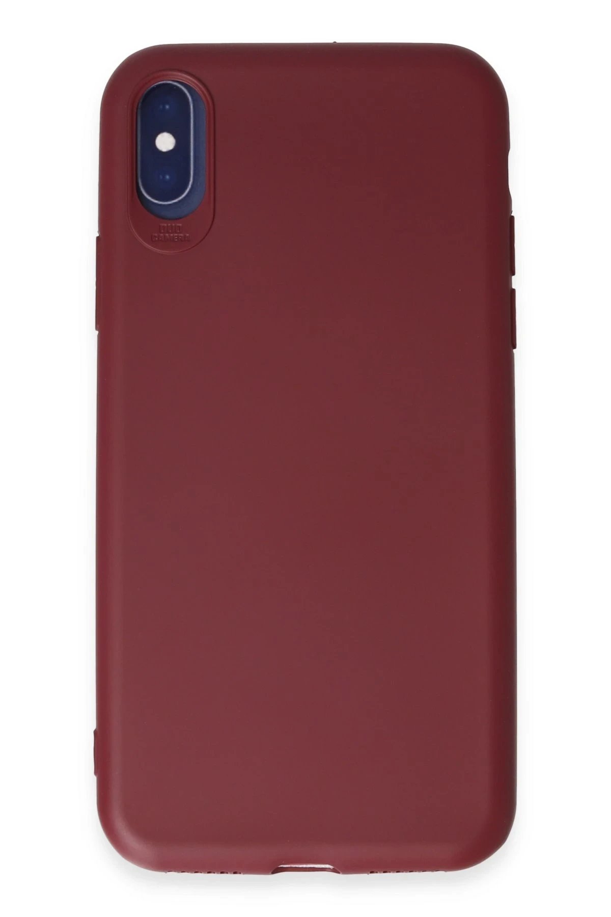 Newface iPhone X Kılıf First Silikon - Kiremit