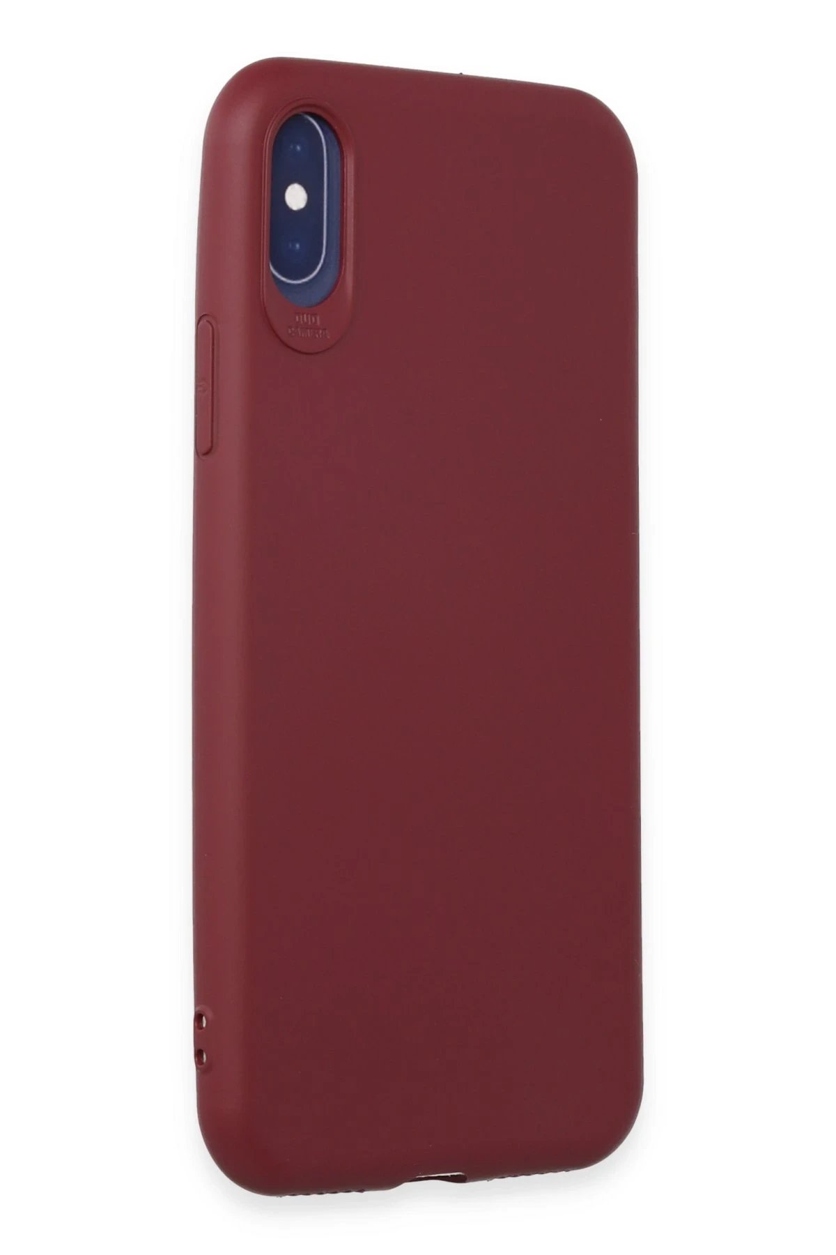 Newface iPhone X Kılıf First Silikon - Kiremit