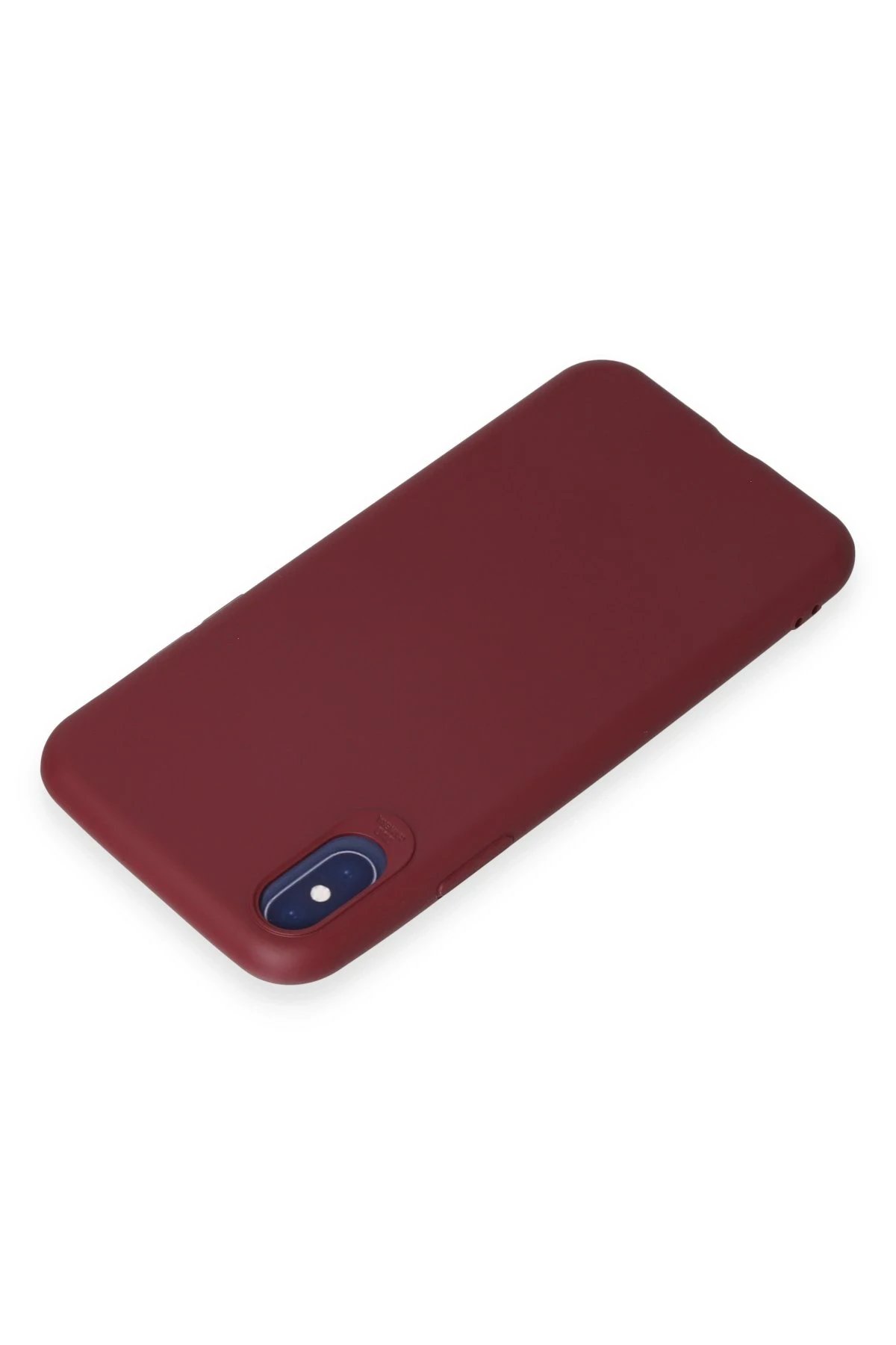 Newface iPhone X Kılıf First Silikon - Kiremit