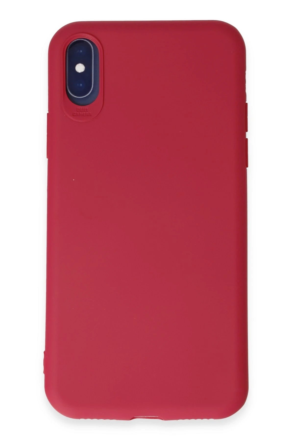 Newface iPhone X Kılıf First Silikon - Fuşya