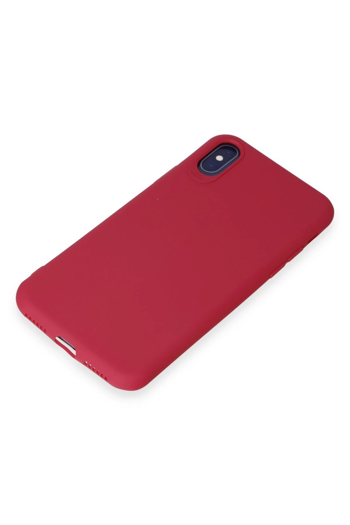 Newface iPhone X Kılıf First Silikon - Fuşya