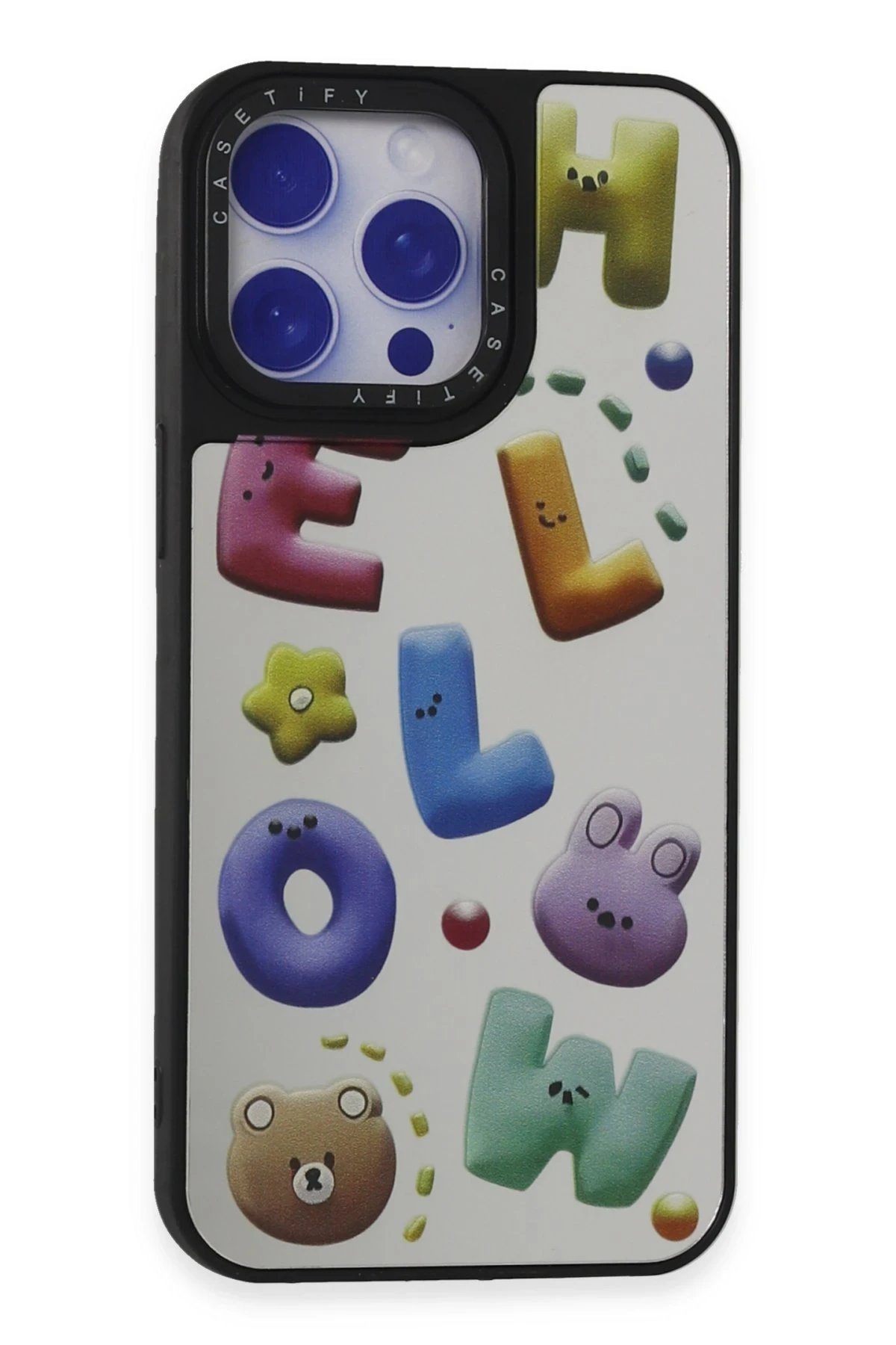 Newface iPhone 15 Pro Kılıf Mirror Desenli Kapak - Mirror - 15