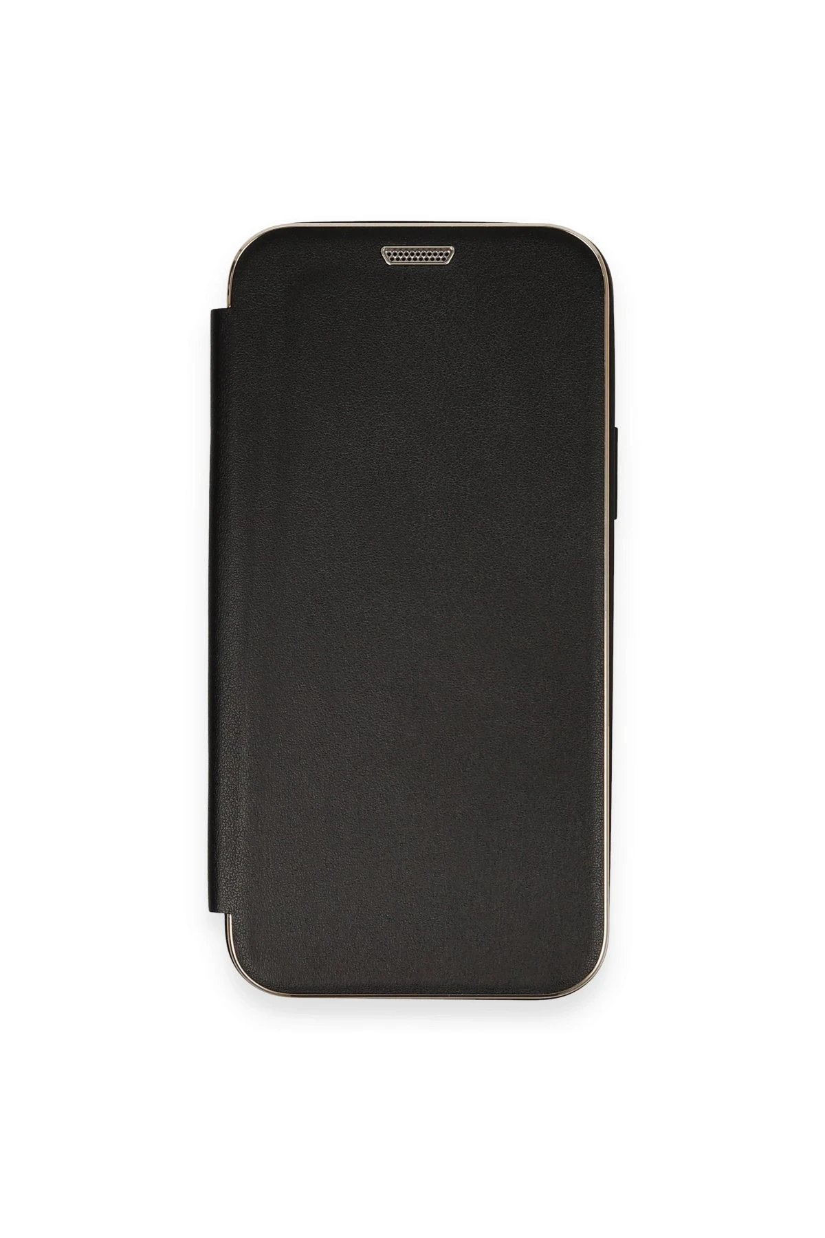 Newface iPhone 12 Kılıf Dolpin Kapaklı - Siyah