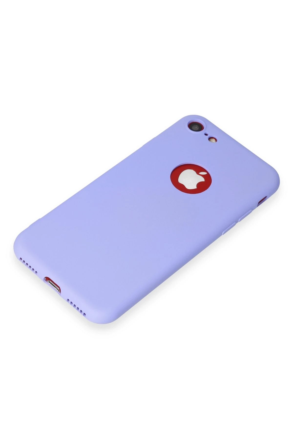 Newface iPhone 7 Kılıf First Silikon - Lila