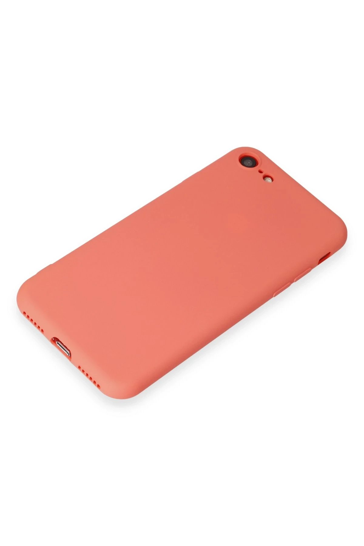 Newface iPhone 7 Kılıf First Silikon - Turuncu