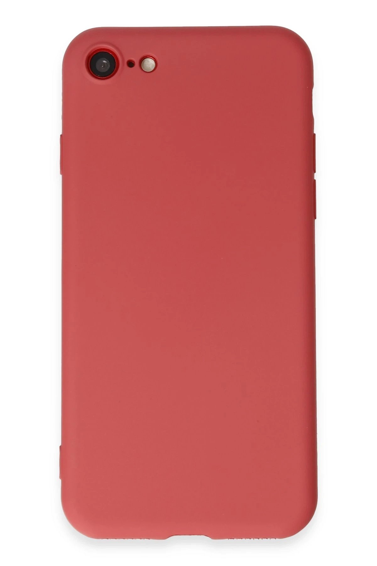 Newface iPhone 7 Kılıf First Silikon - Kiremit