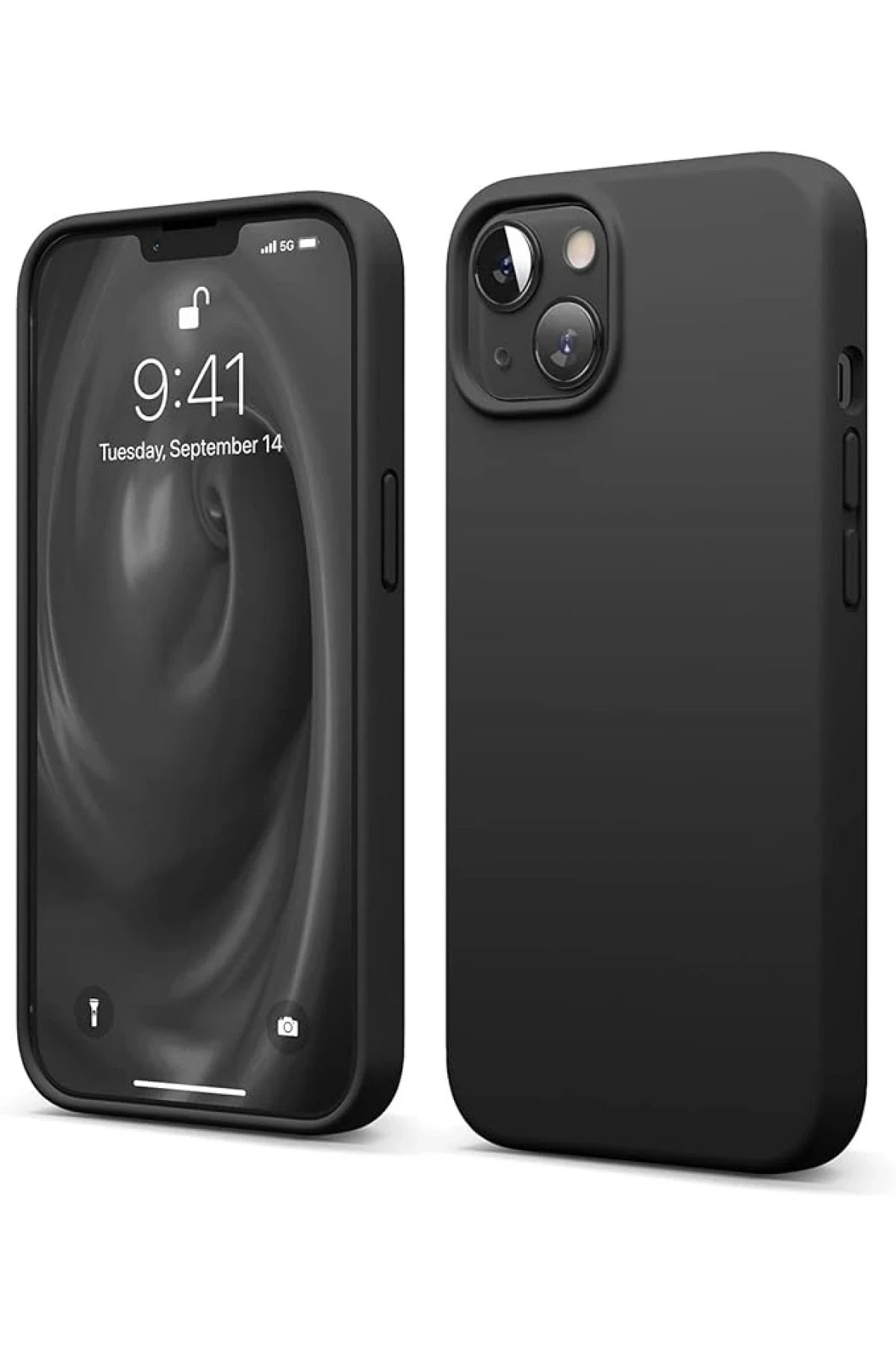 Newface iPhone 14 Kılıf First Silikon - Siyah