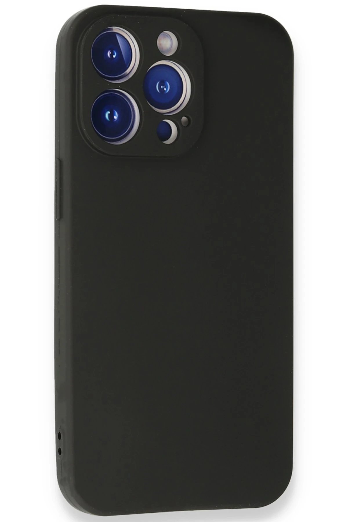 Newface iPhone 13 Pro Kılıf First Silikon - Siyah