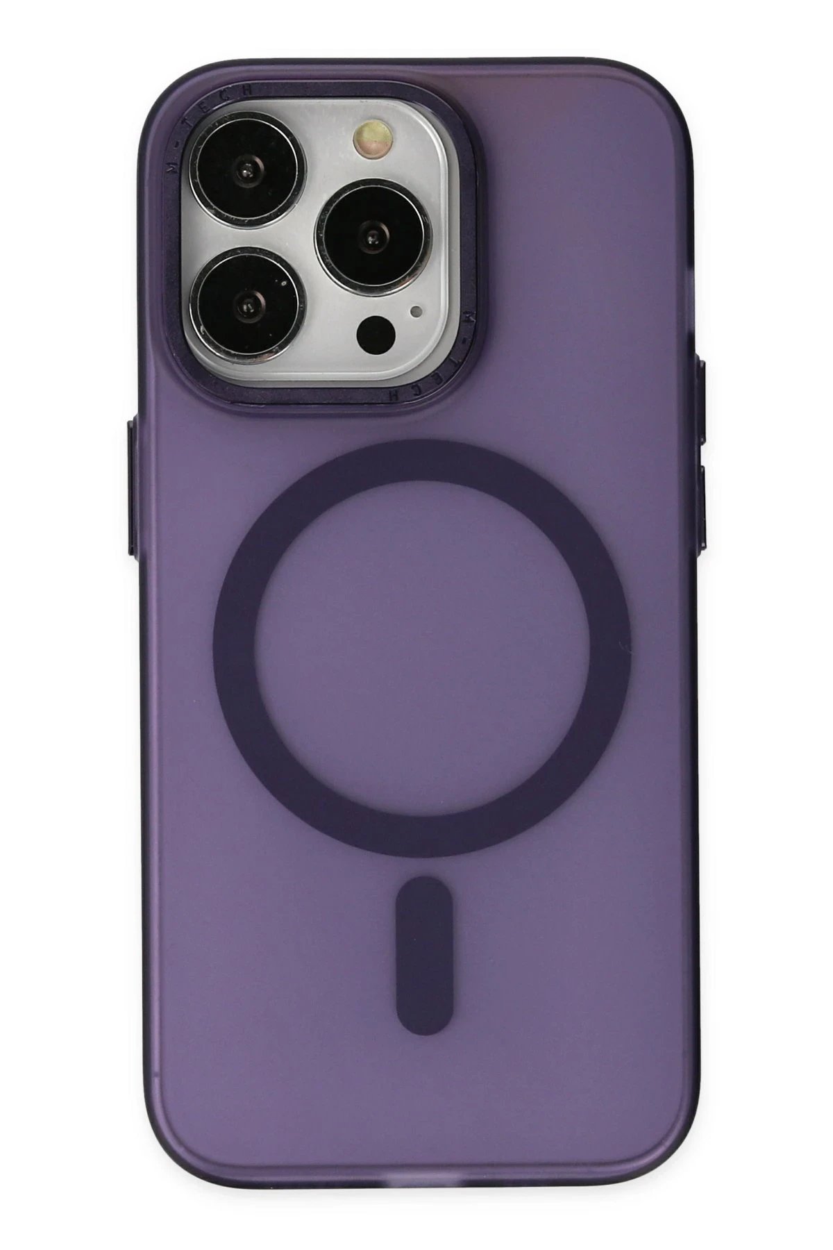 Newface iPhone 13 Pro Kılıf Lodos Magneticsafe Mat Kapak - Mor