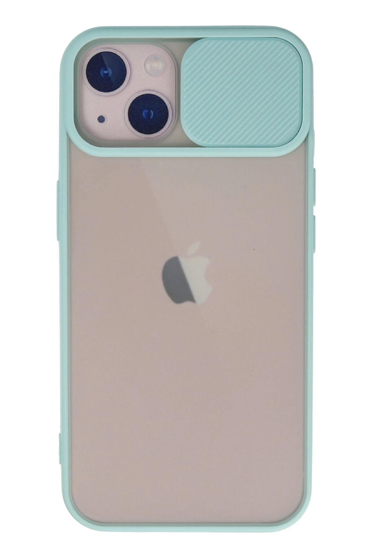 Newface iPhone 13 Kılıf Palm Buzlu Kamera Sürgülü Silikon uaz