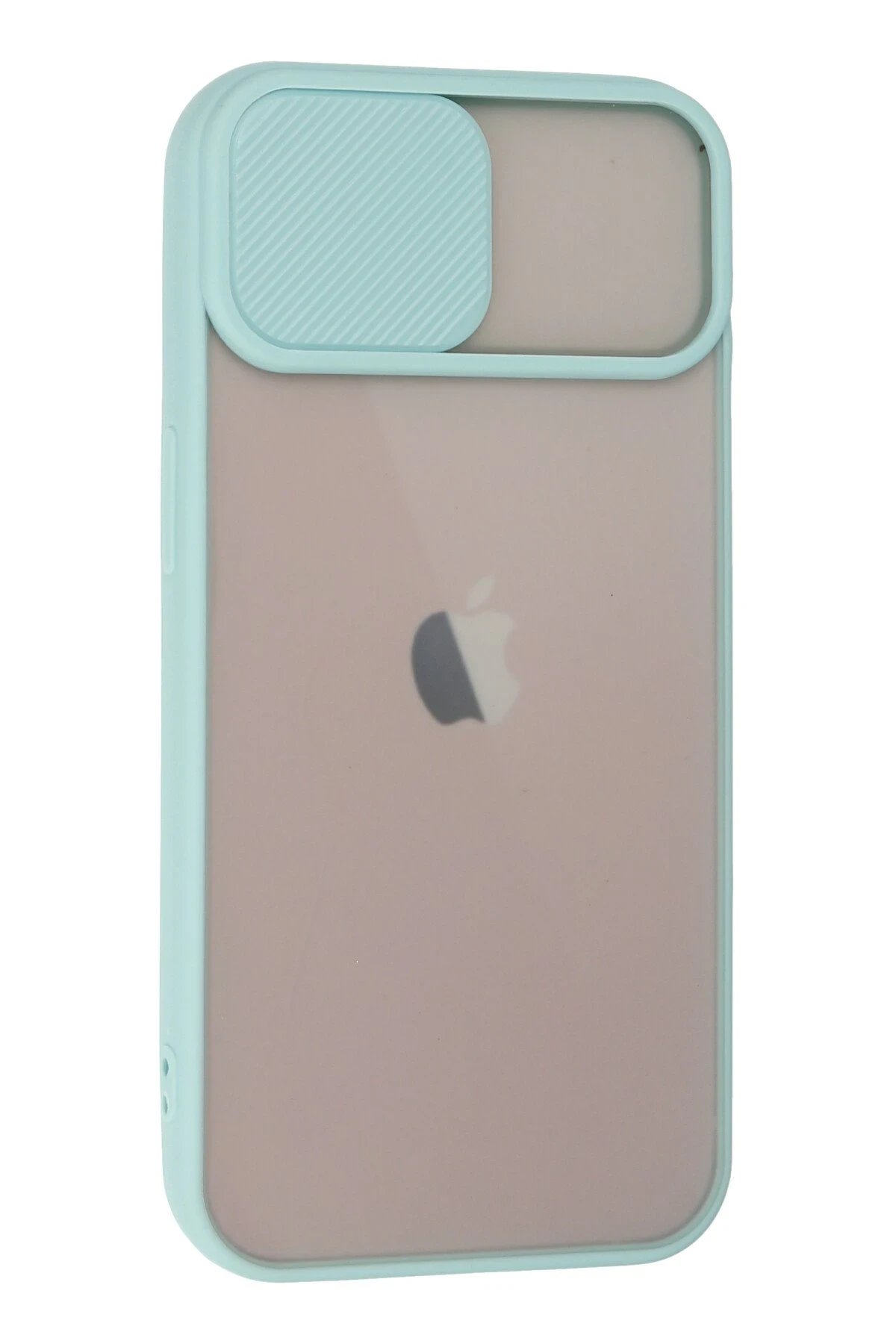 Newface iPhone 13 Kılıf Palm Buzlu Kamera Sürgülü Silikon uaz