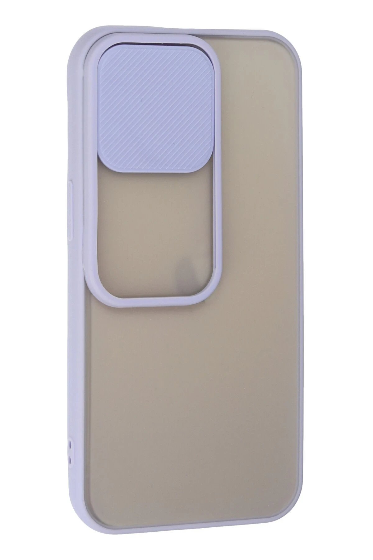 Newface iPhone 13 Pro Kılıf Palm Buzlu Kamera Sürgülü Silikon - Lila