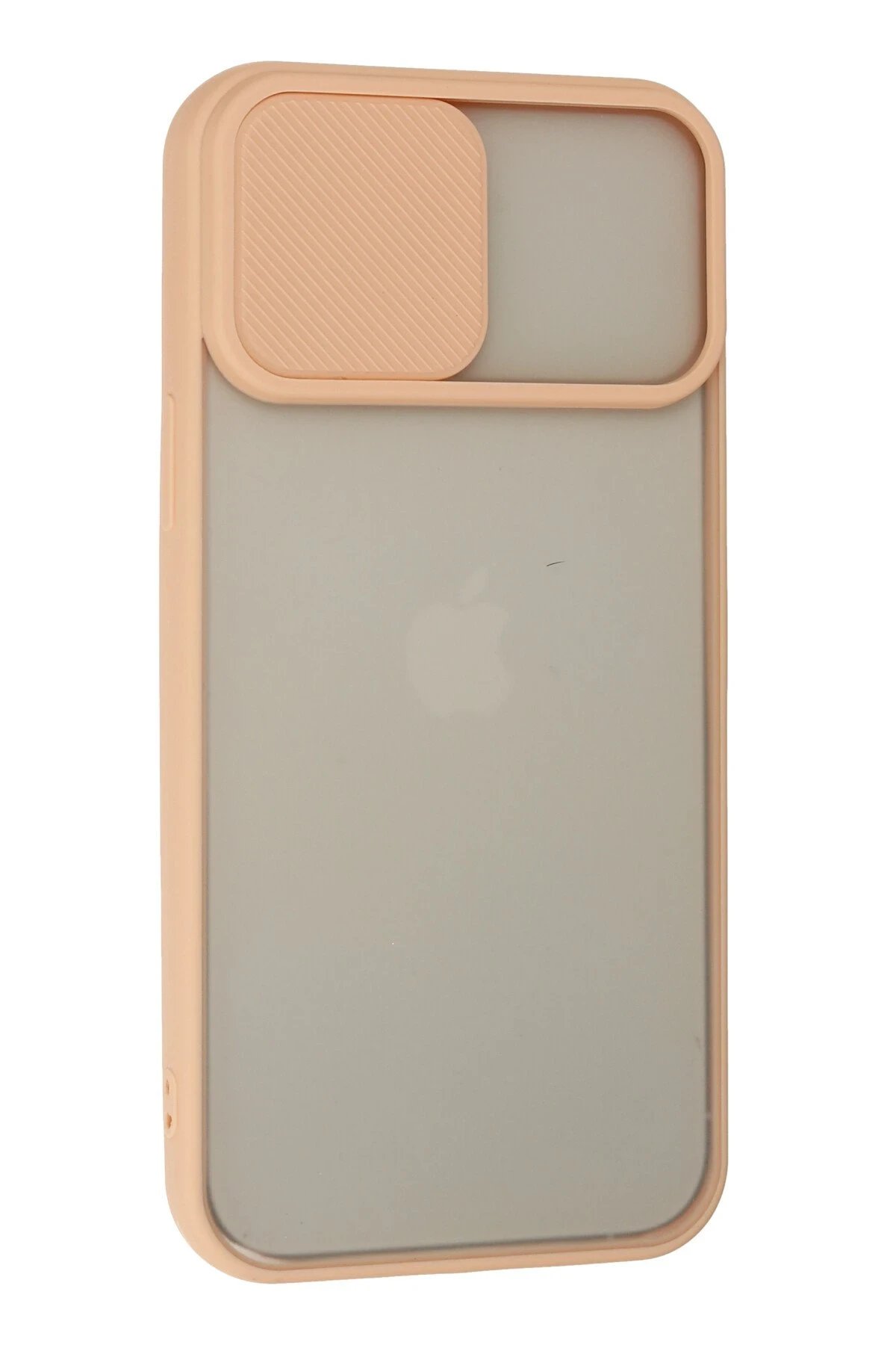 Newface iPhone 13 Pro Max Kılıf Palm Buzlu Kamera Sürgülü Silikon - Pembe