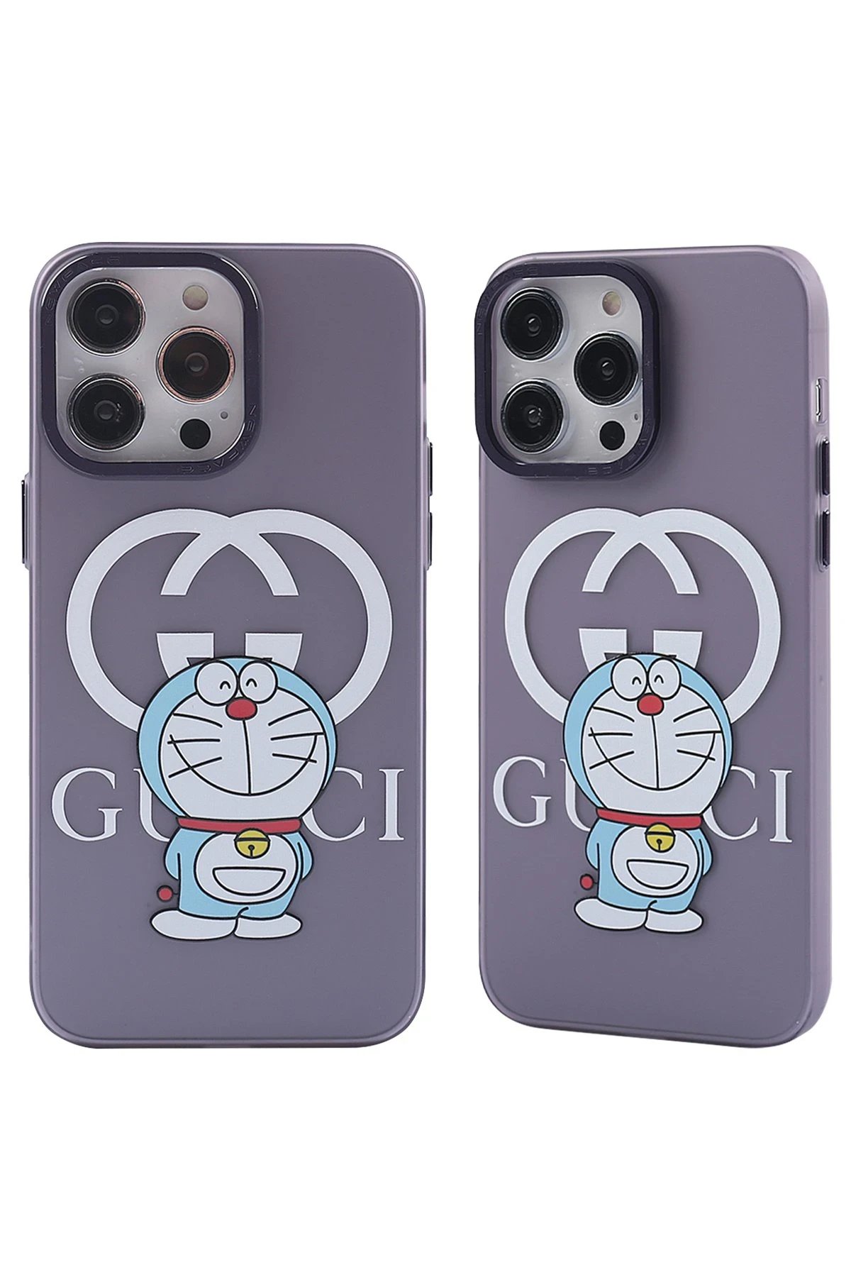 Newface iPhone 12 Pro Max Kılıf Prada Desenli Kapak - Prada Mor - 3