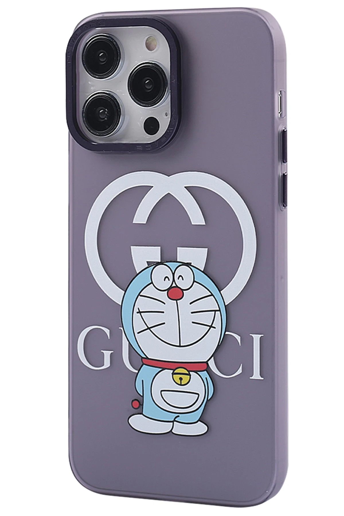 Newface iPhone 13 Pro Max Kılıf Prada Desenli Kapak - Prada Mor - 3