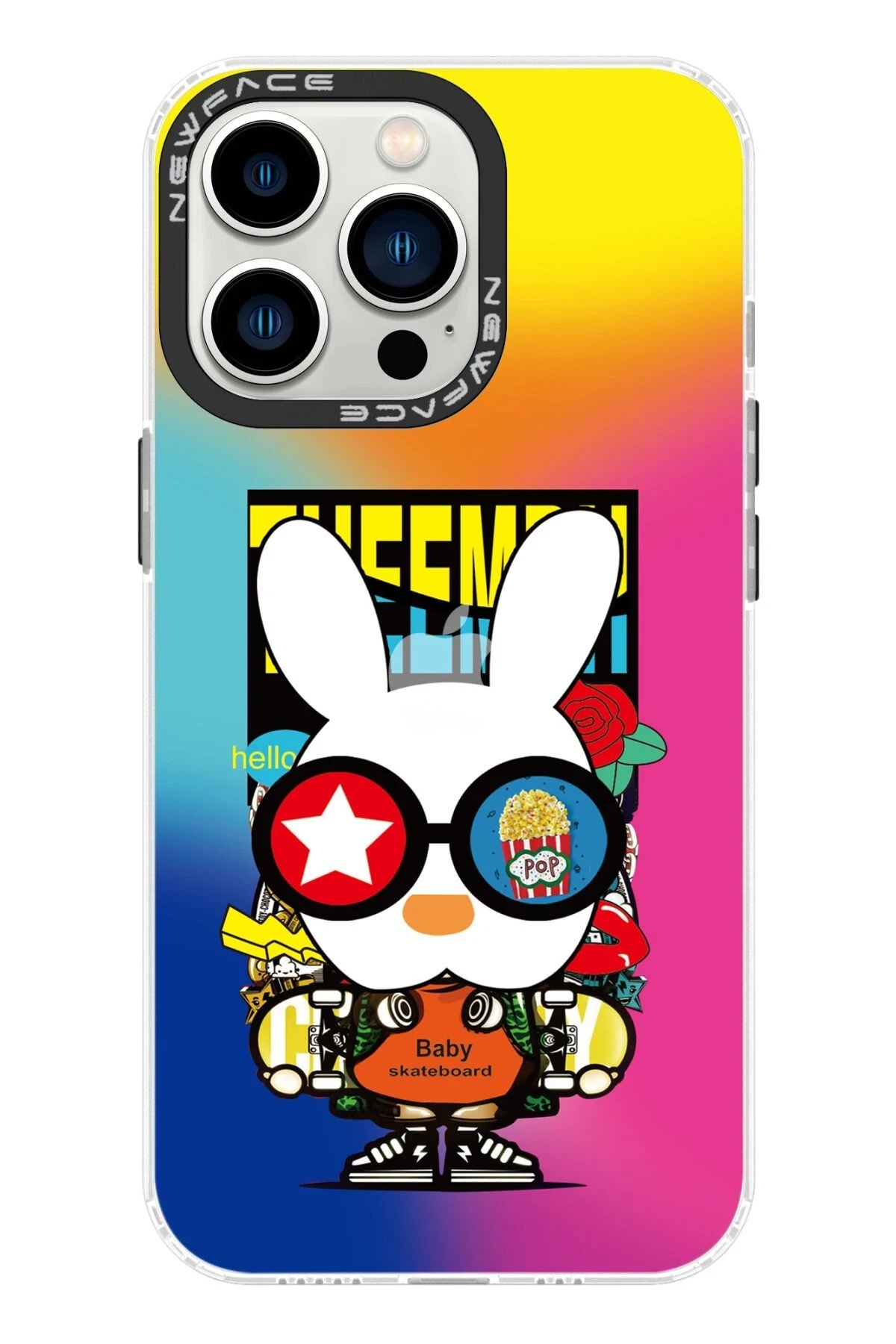 Newface iPhone 14 Pro Kılıf Estoril Desenli Kapak - Estoril - 10