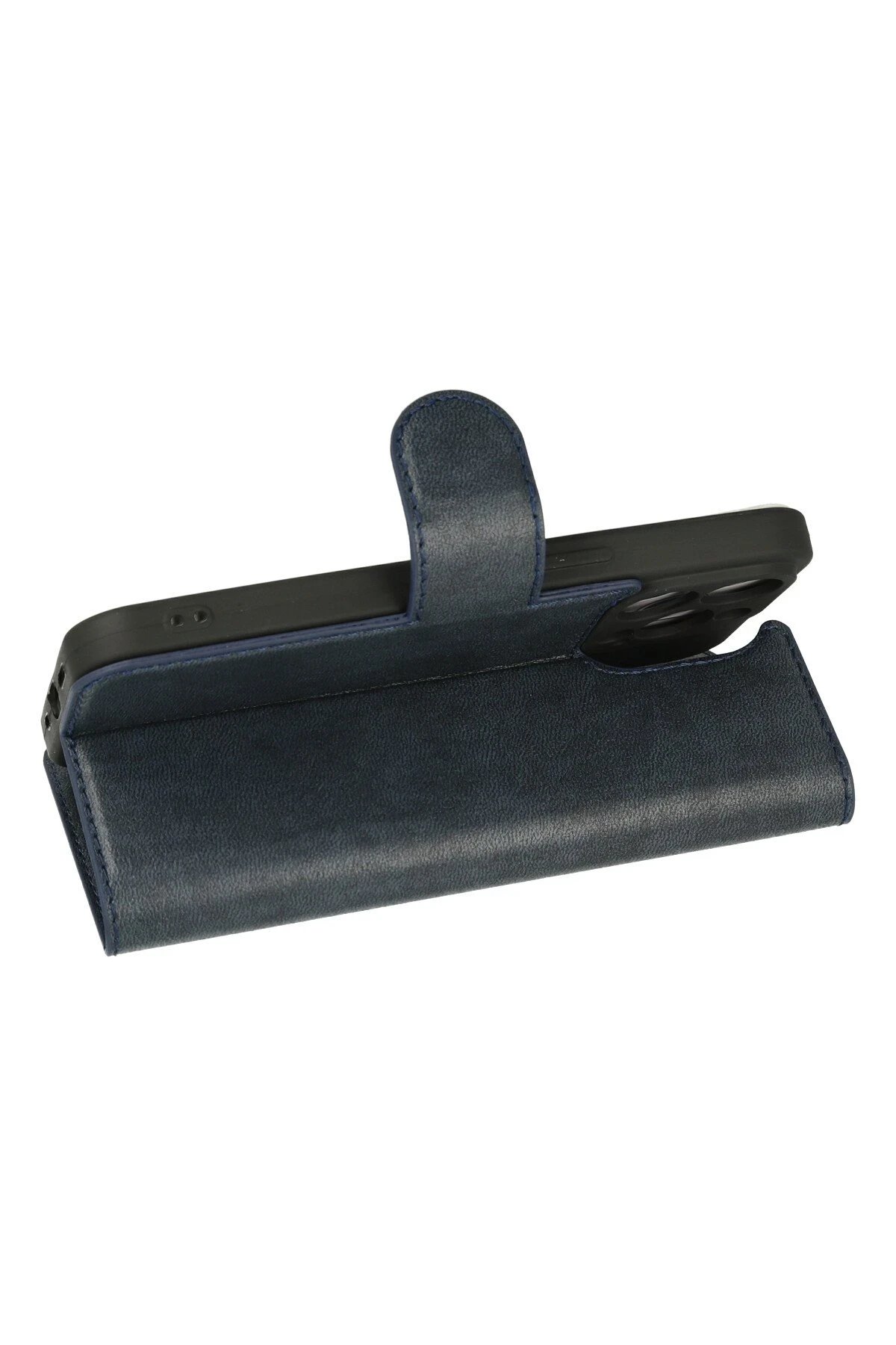 Newface iPhone 13 Pro Max Kılıf Trend S Plus Kapaklı Kılıf - Lacivert