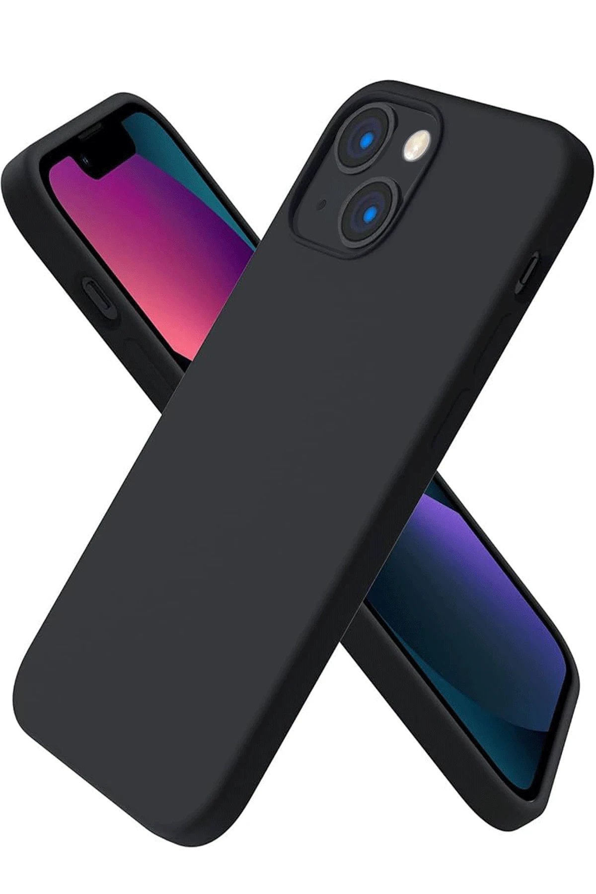 Newface iPhone 13 Mini Kılıf First Silikon - Siyah