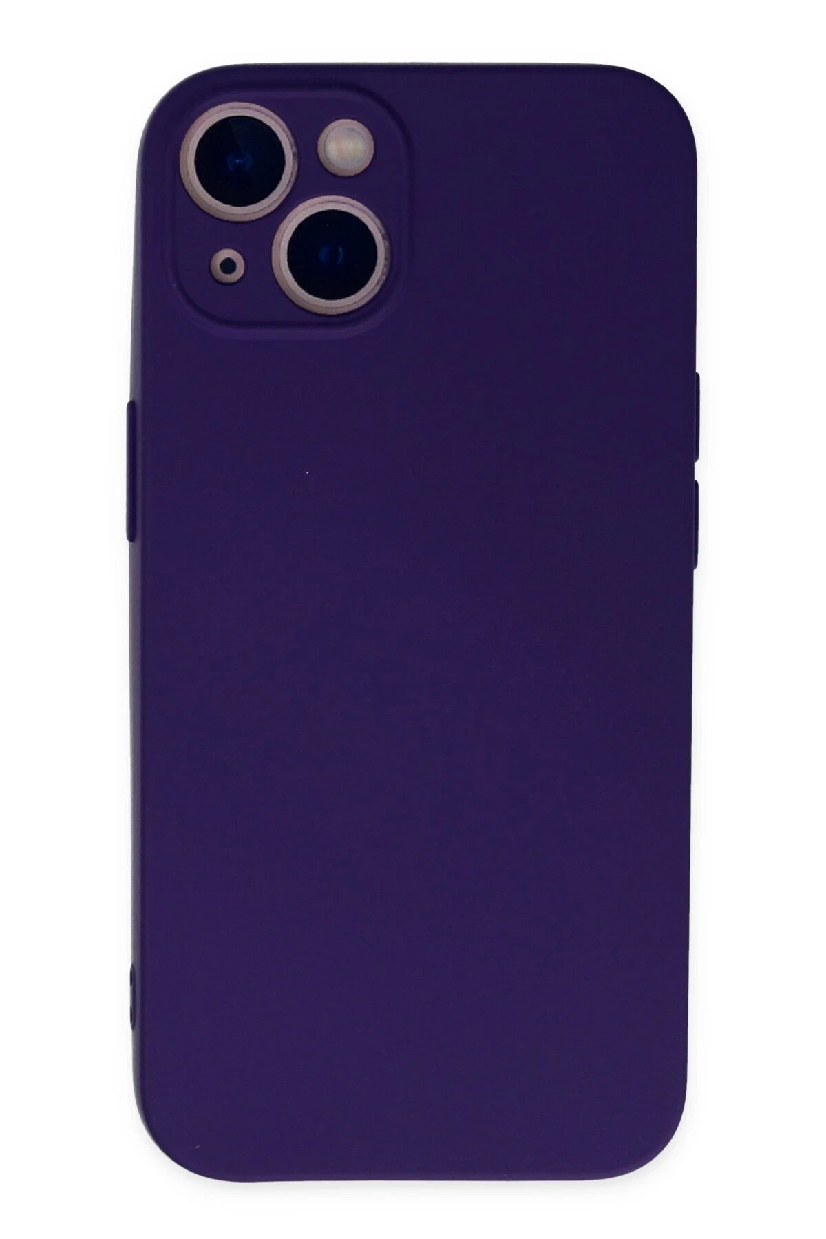 Newface iPhone 13 Mini Kılıf Nano içi Kadife Silikon - Mor