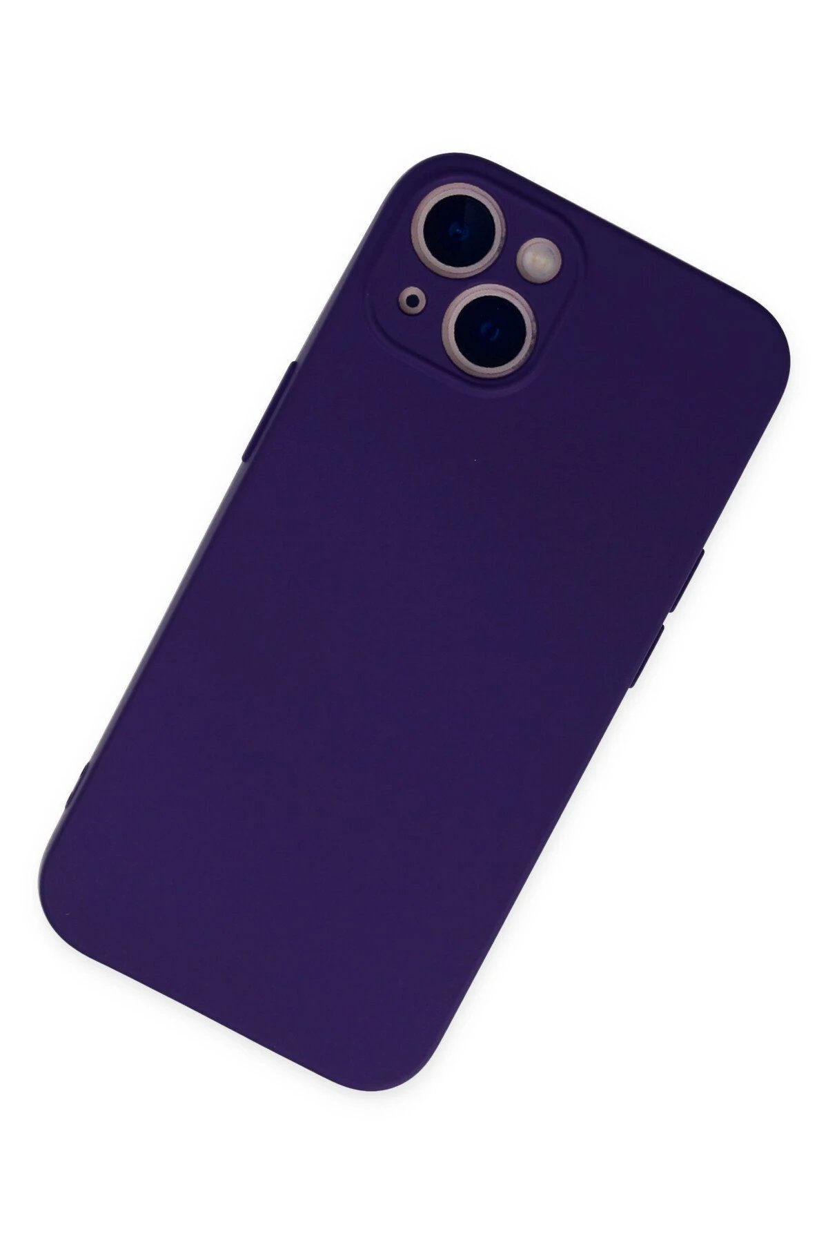 Newface iPhone 13 Mini Kılıf Nano içi Kadife Silikon - Mor