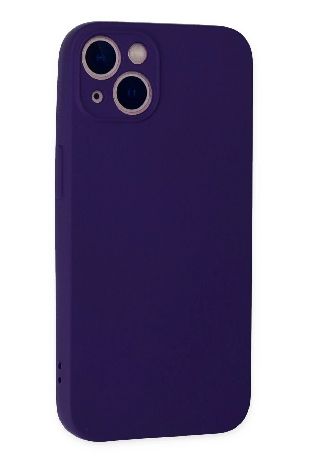 Newface iPhone 13 Mini Kılıf Nano içi Kadife Silikon - Mor