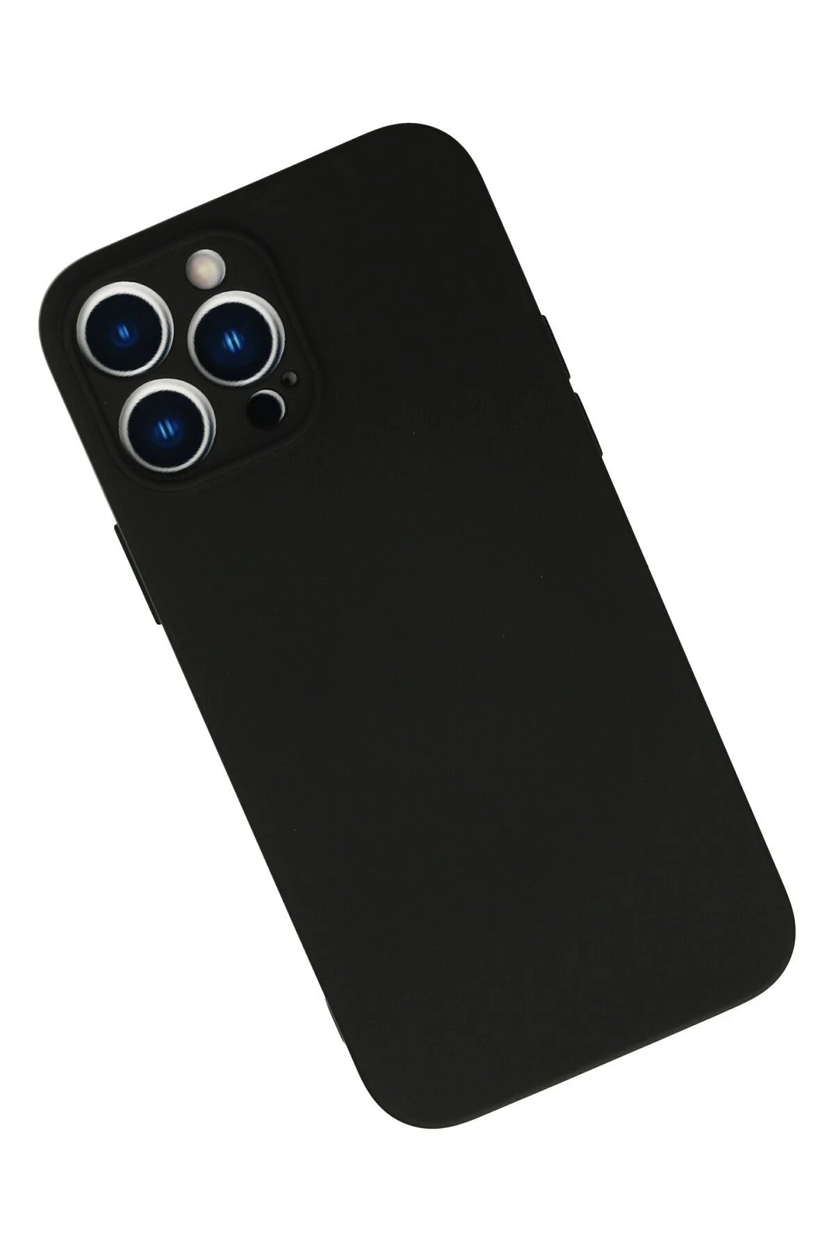 Newface iPhone 13 Pro Kılıf Nano içi Kadife Silikon - Siyah